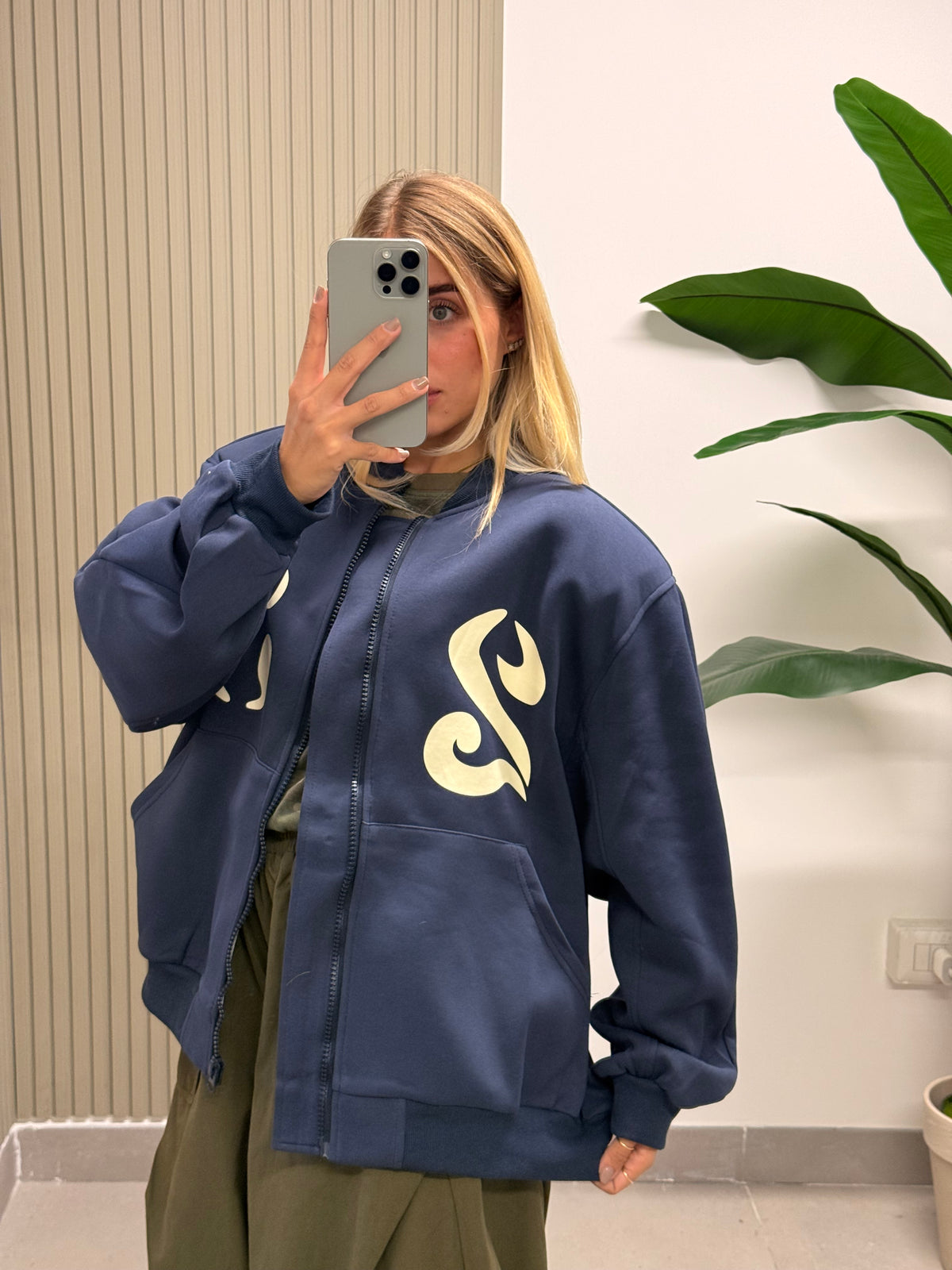 FELPA 32 BLU CON SPALLINE