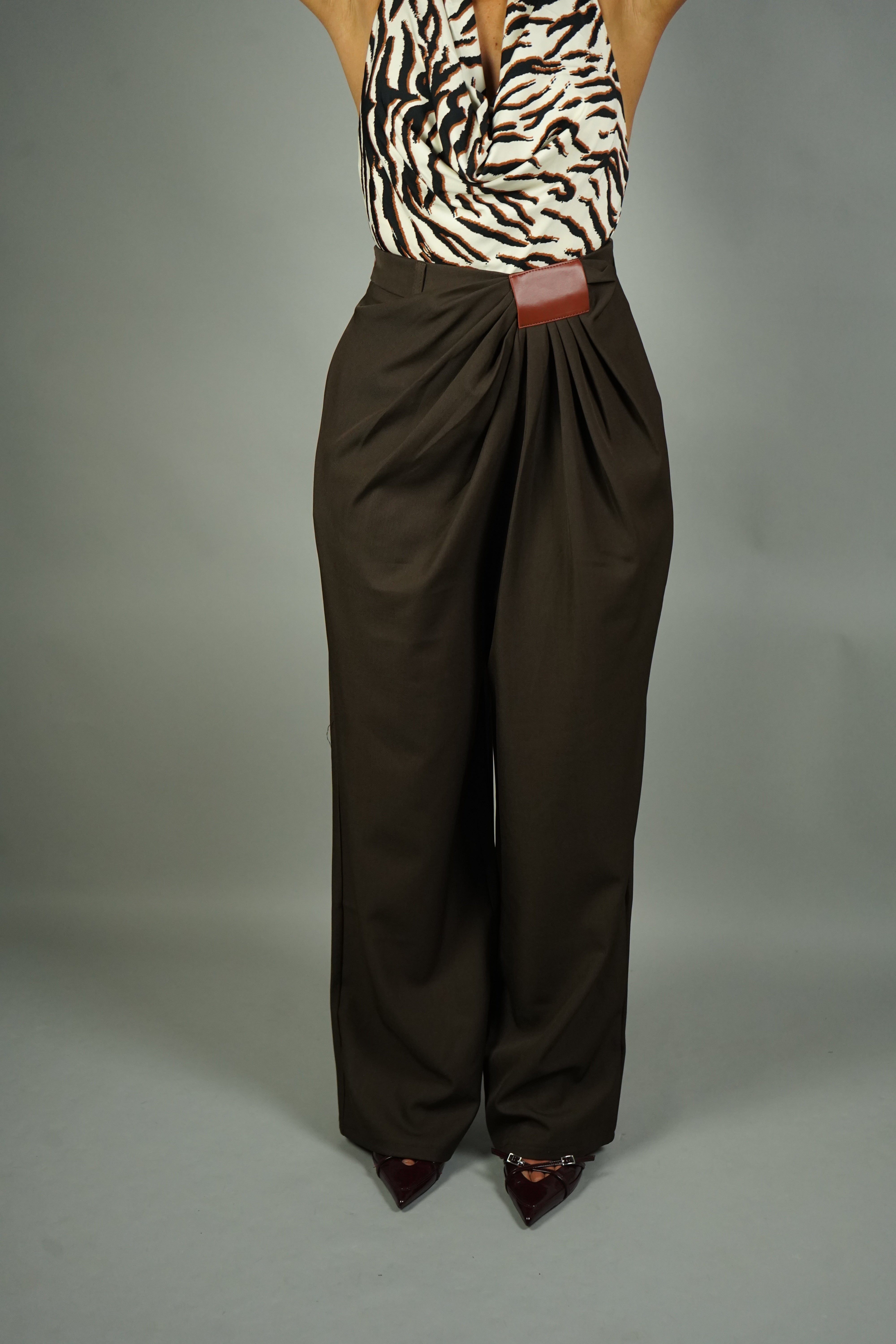 PANTALONE WAVE MARRONE