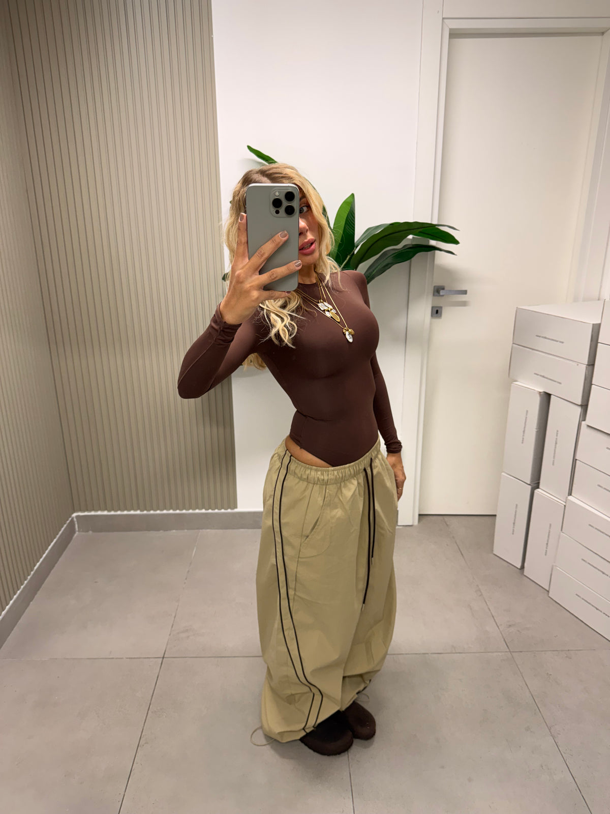 PANTALONE SPORT BEIGE