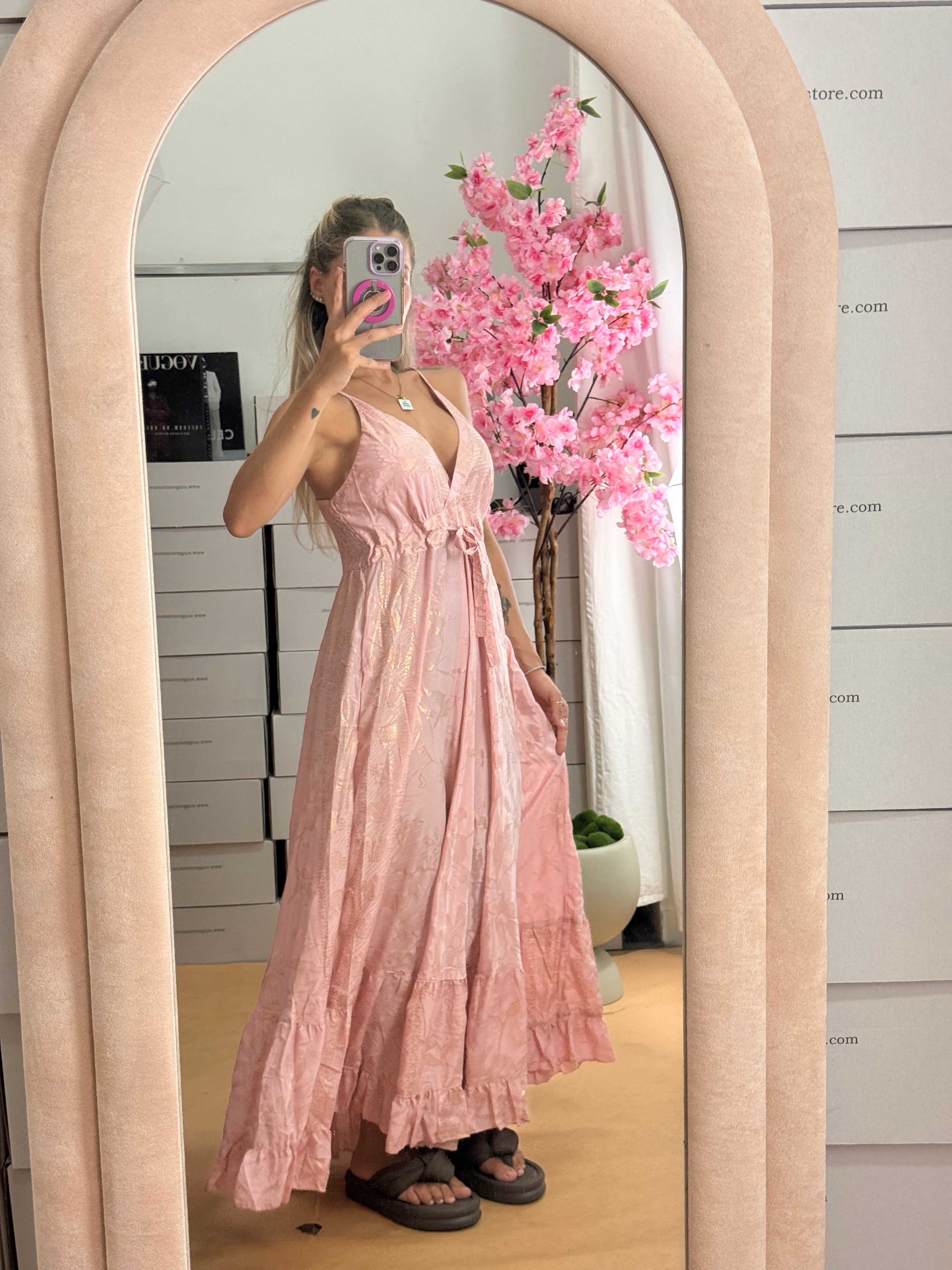 DRESS LEA ROSA
