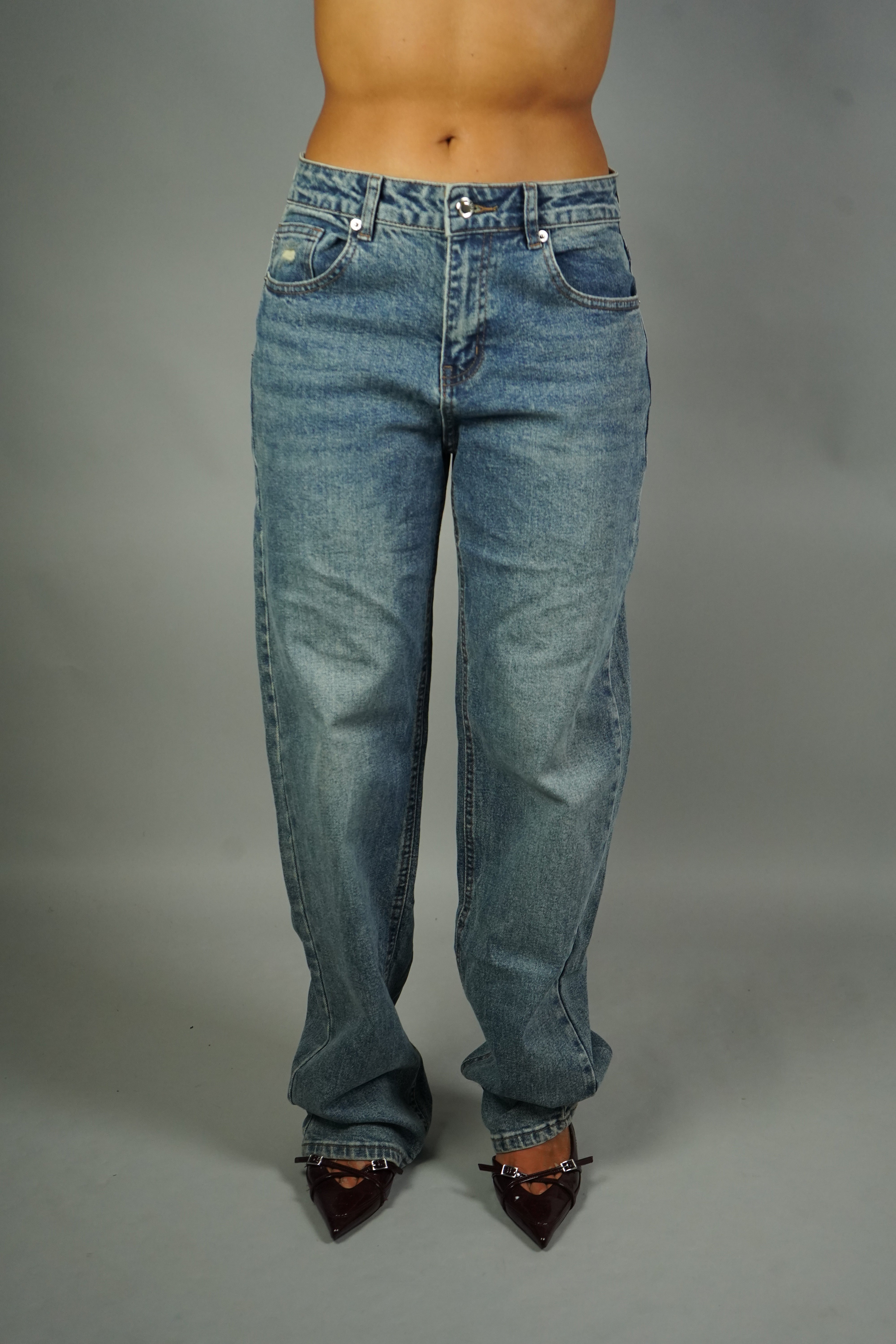 JEANS TASCA BRILLANTINATA