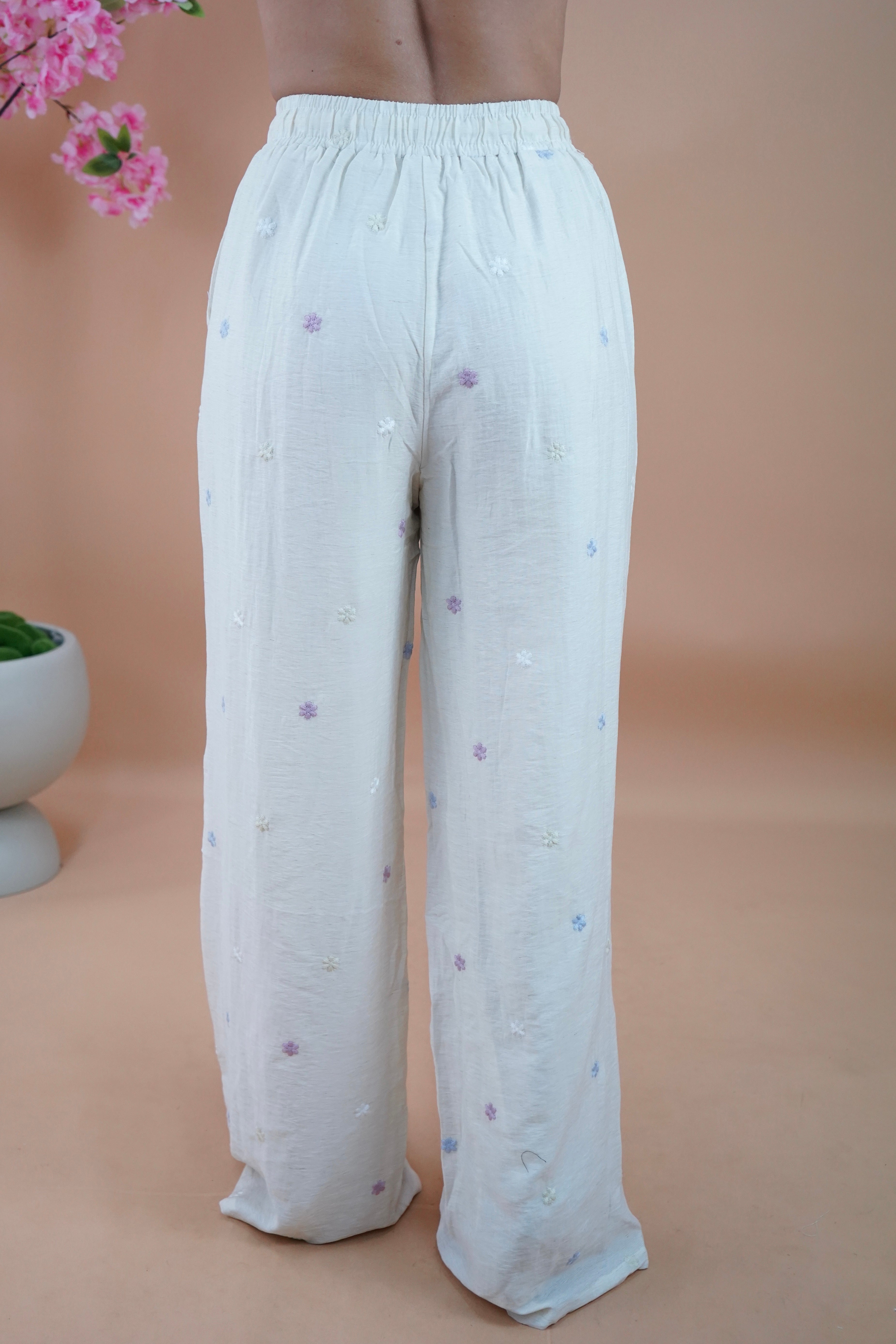PANTALONE FANTASY FIORI LILLA
