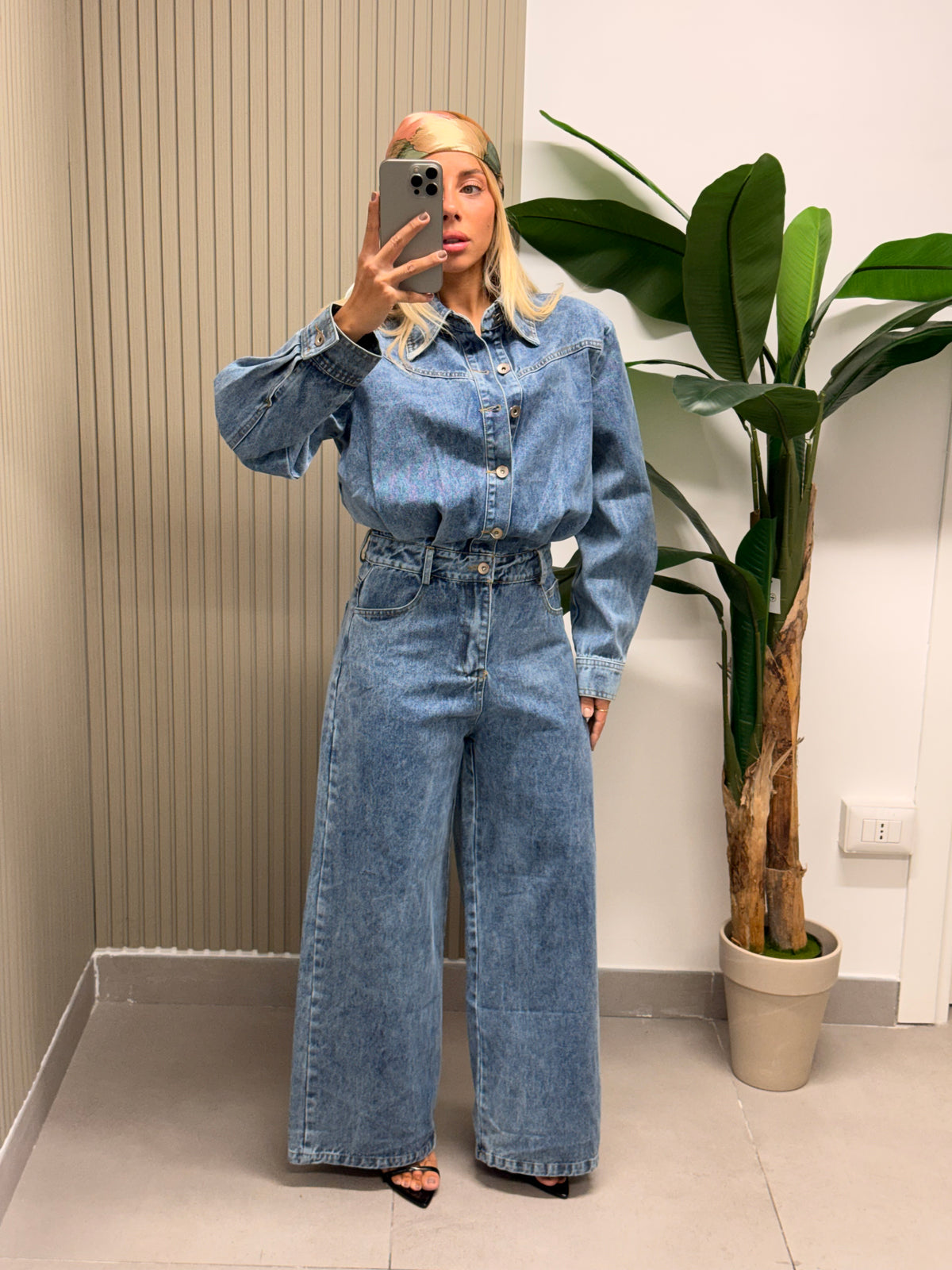 JUMPSUIT DENIM CON SPALLINE