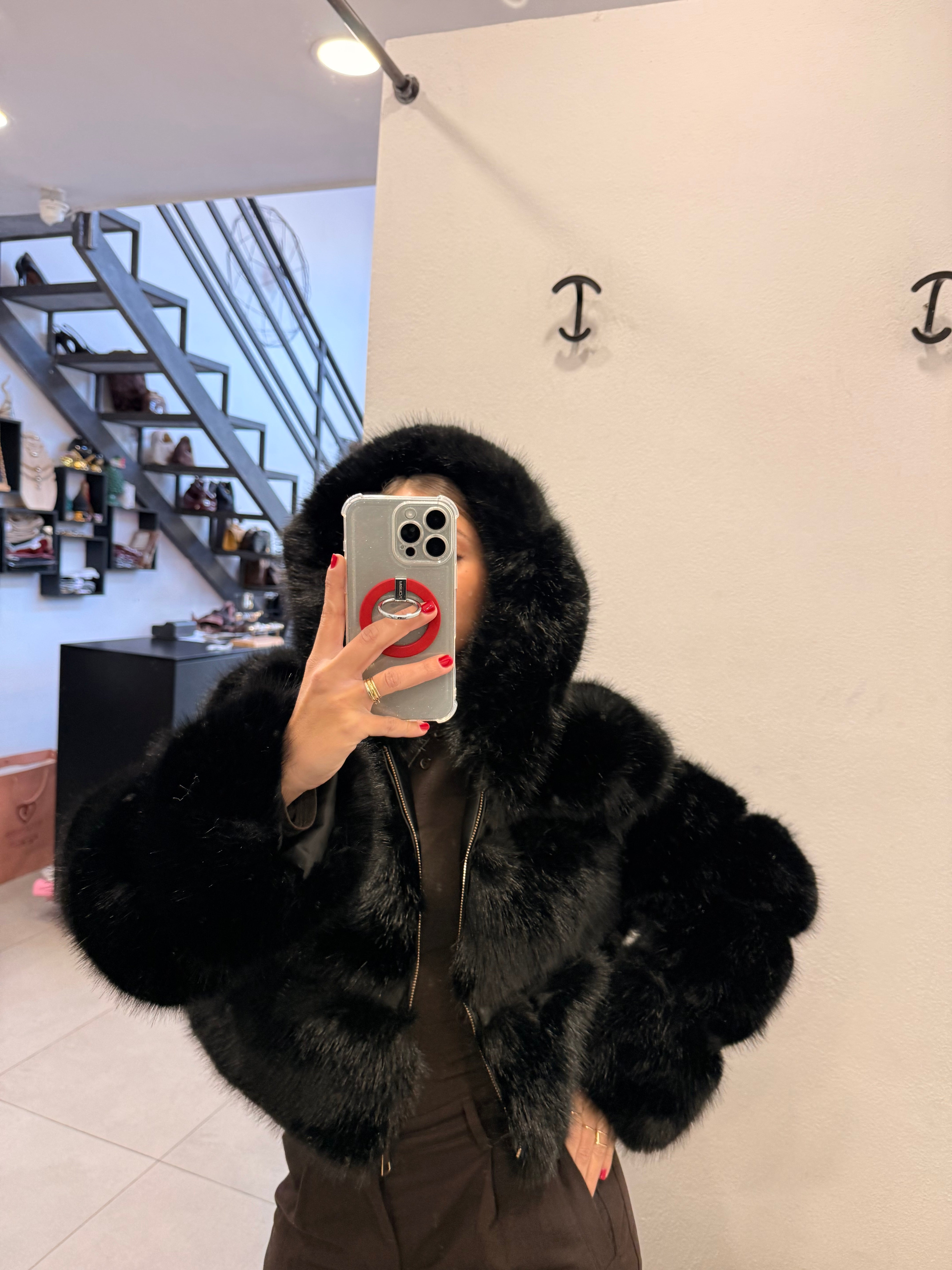 PELLICCIA LUXURY CROP NERA