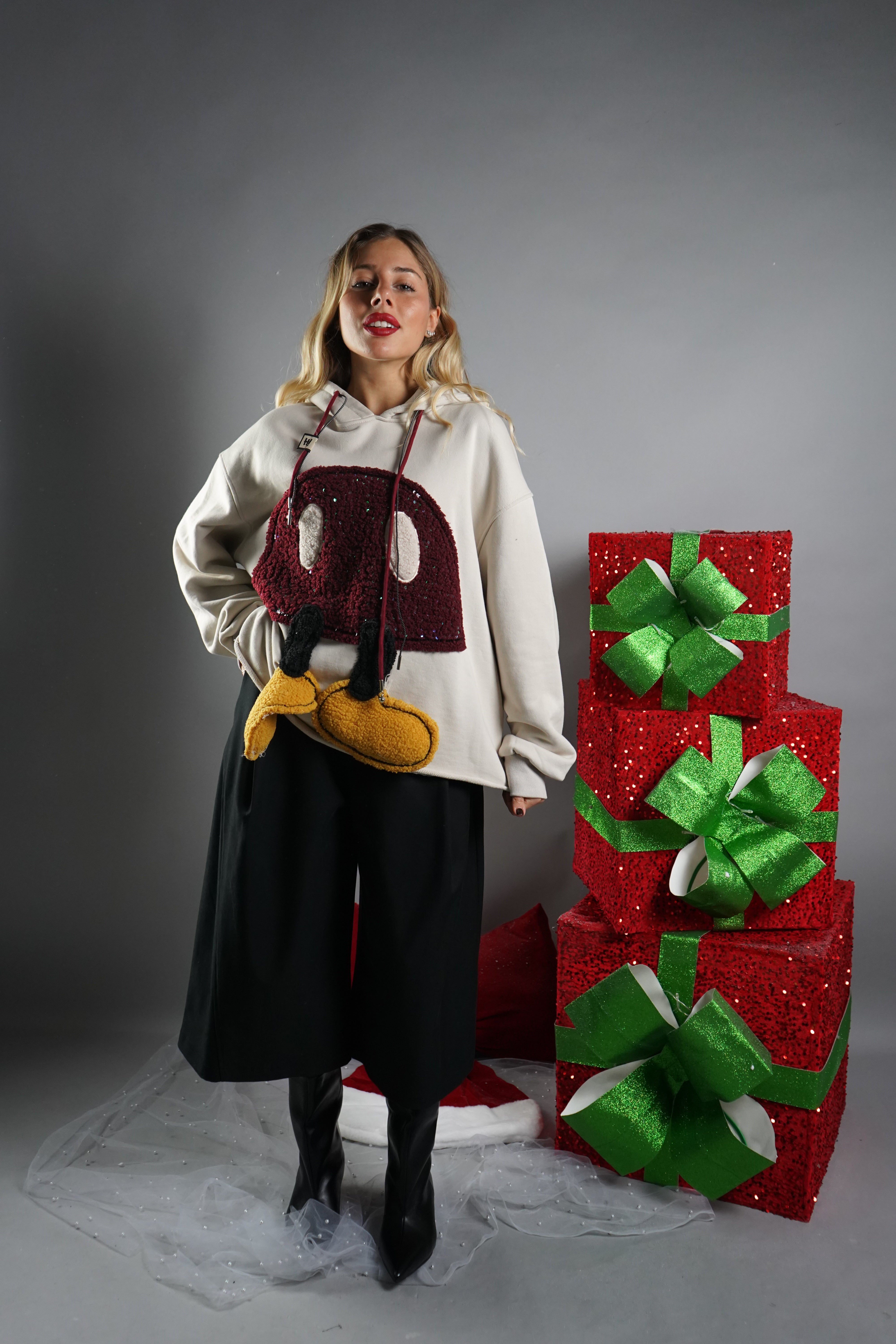 FELPA TOPOLINO LUX PANNA