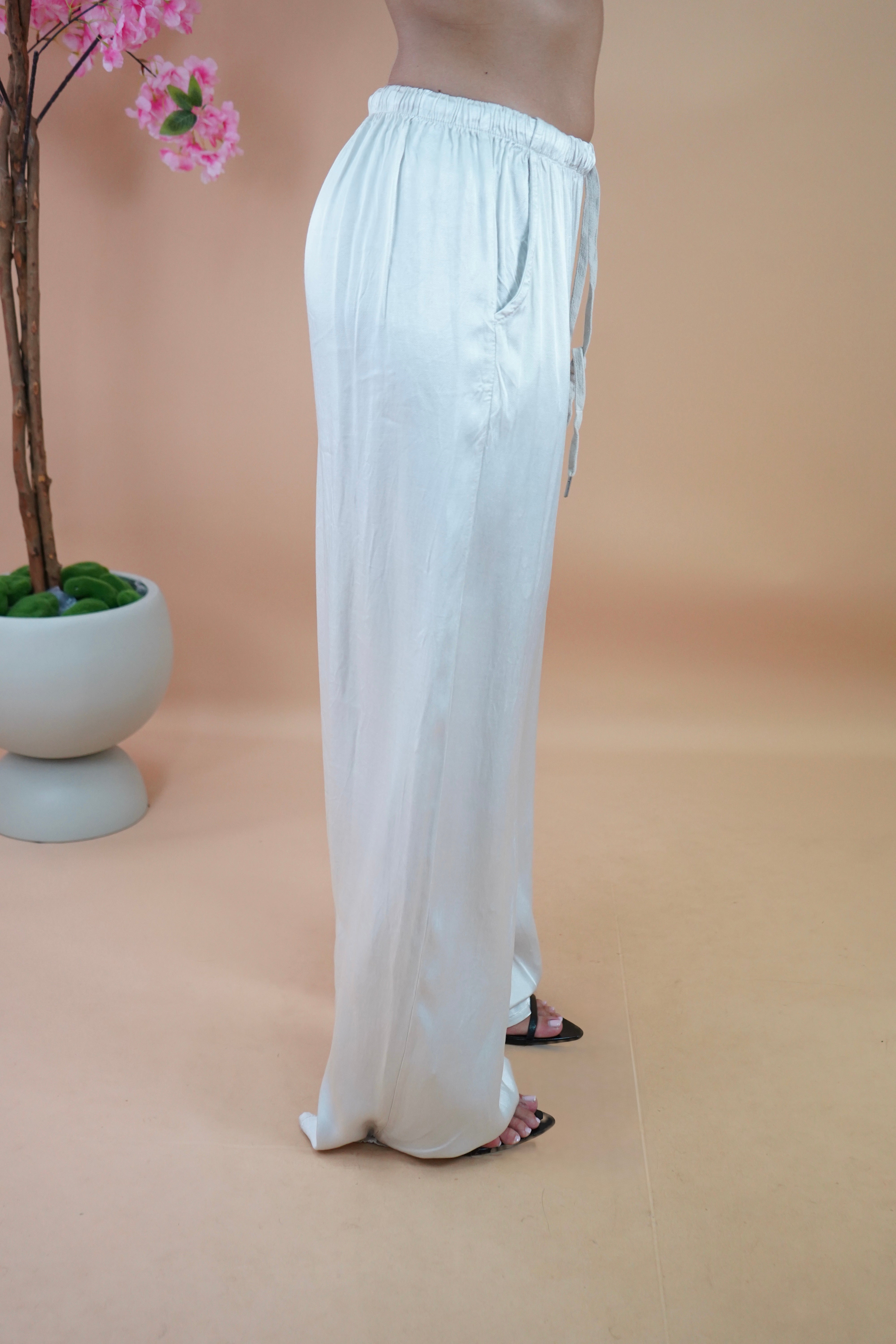 PANTALONE SATIN PERLA
