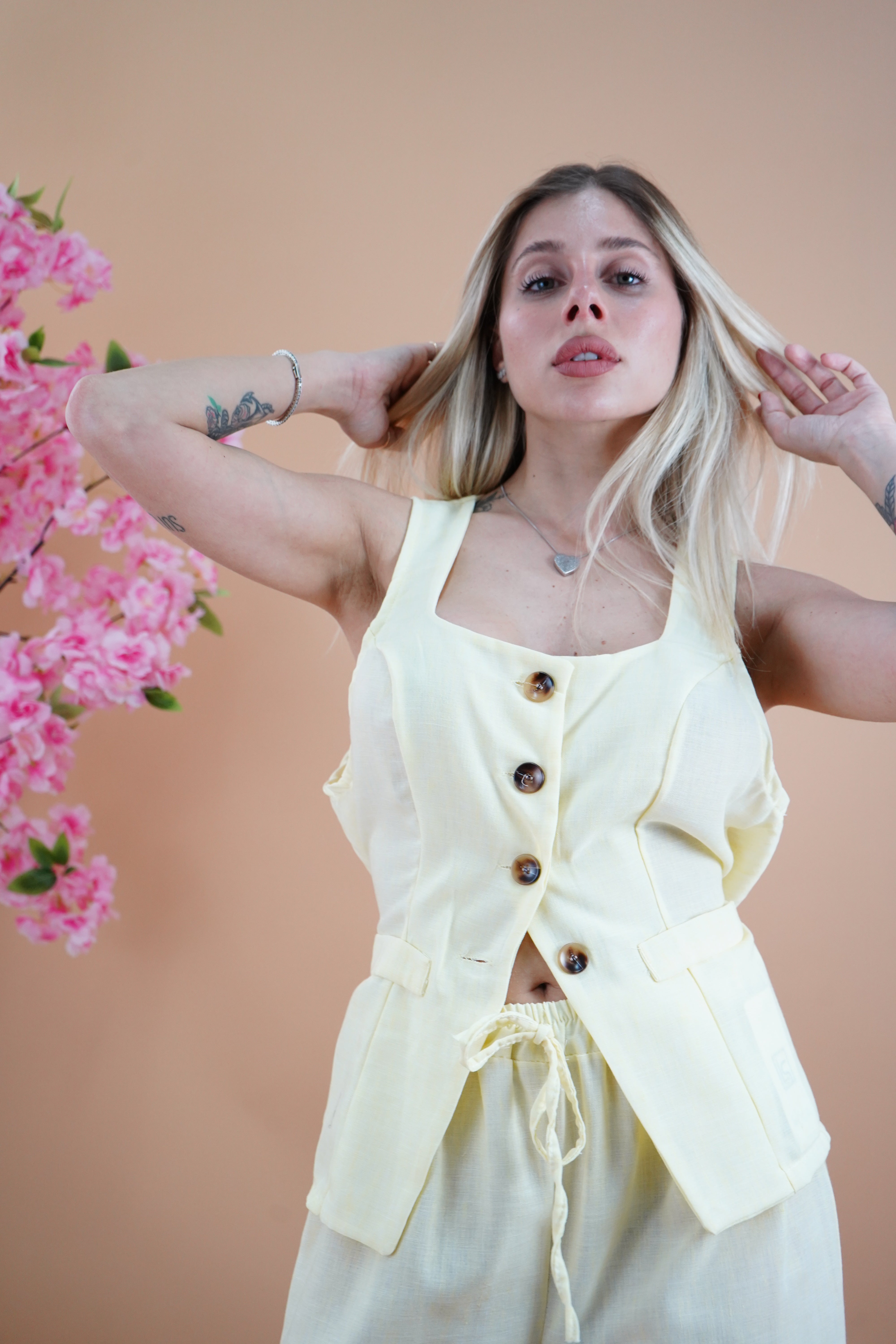 COORDINATO MARGHERITA GIALLO