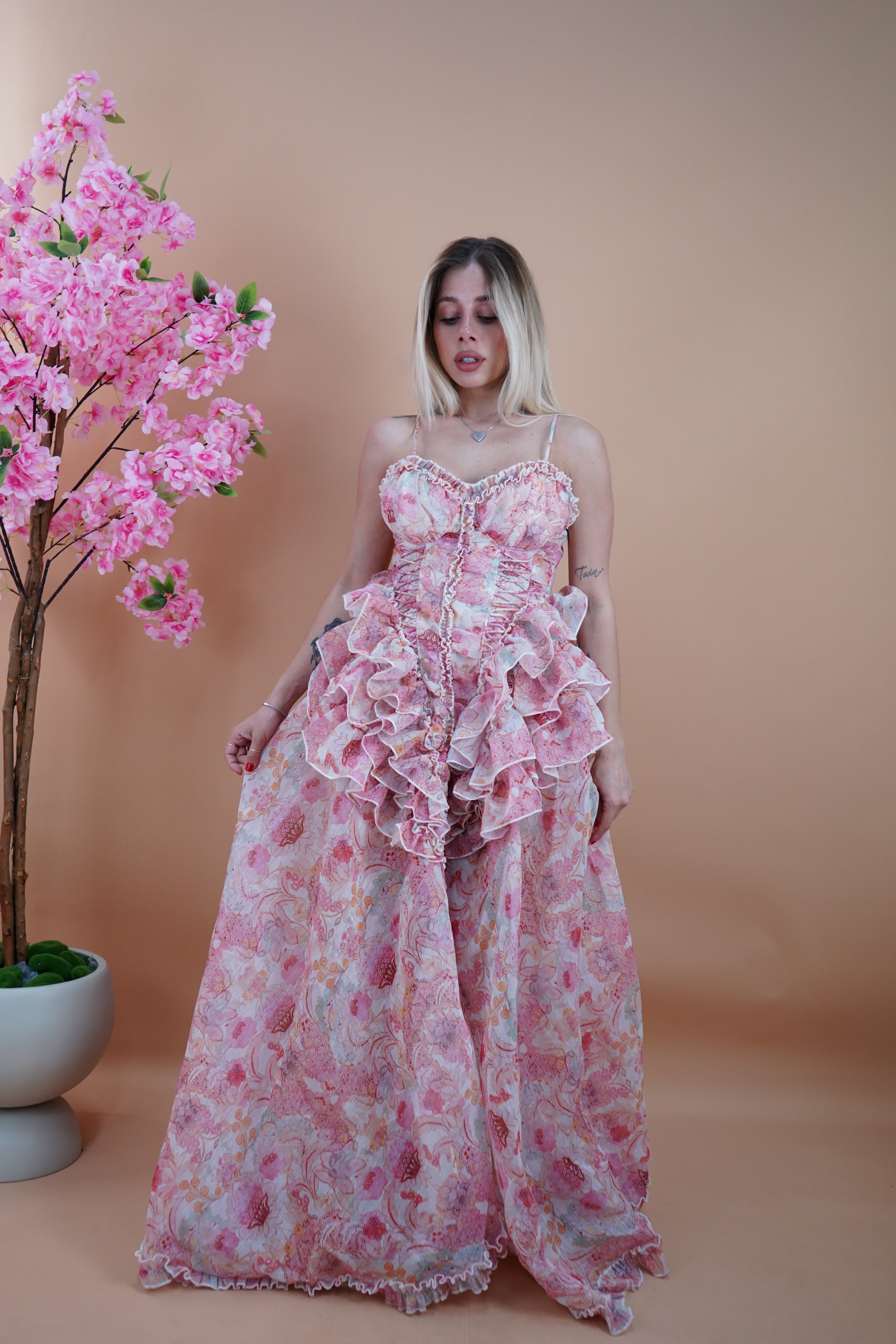 LONG DRESS ZIMMERMAN