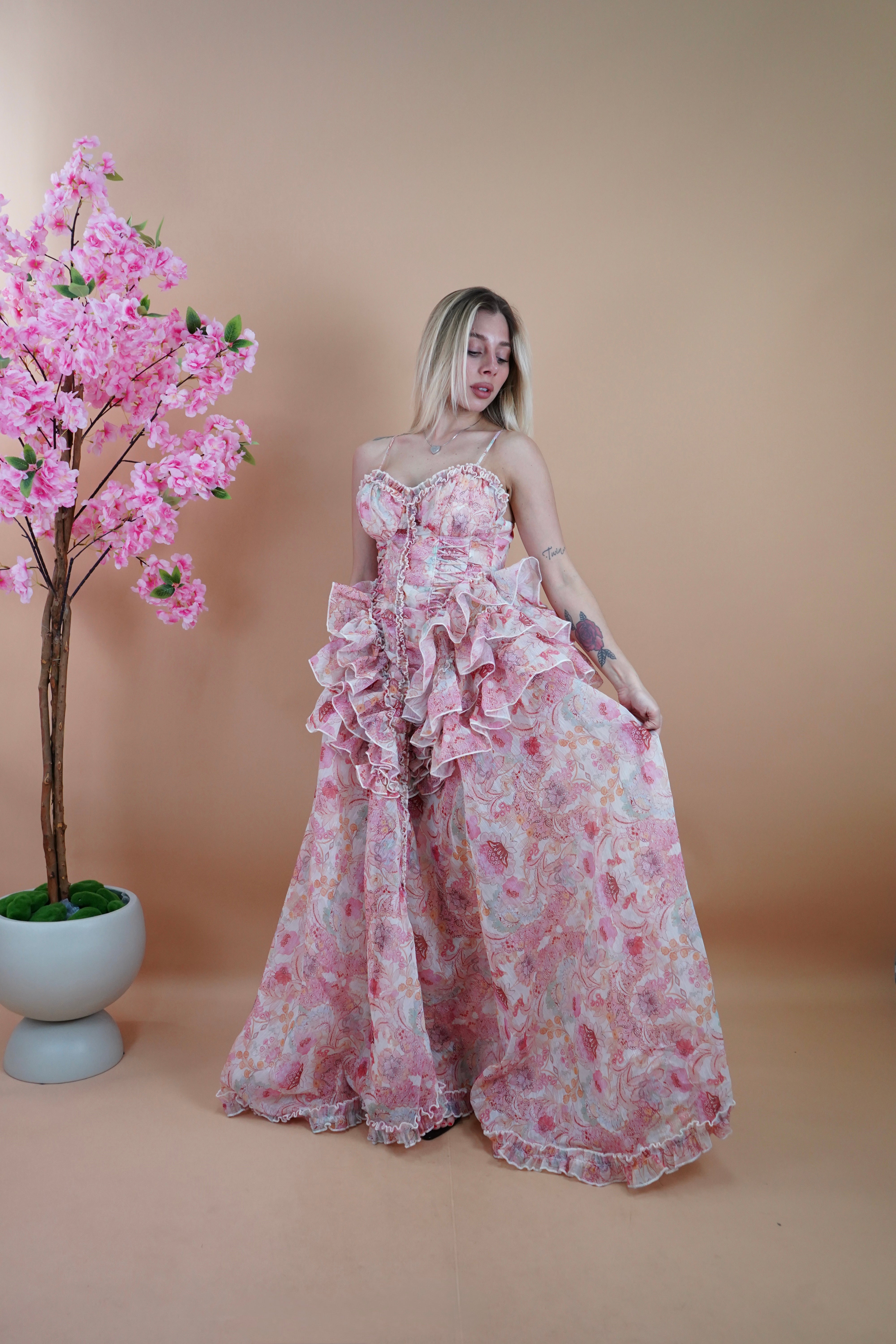 LONG DRESS ZIMMERMAN