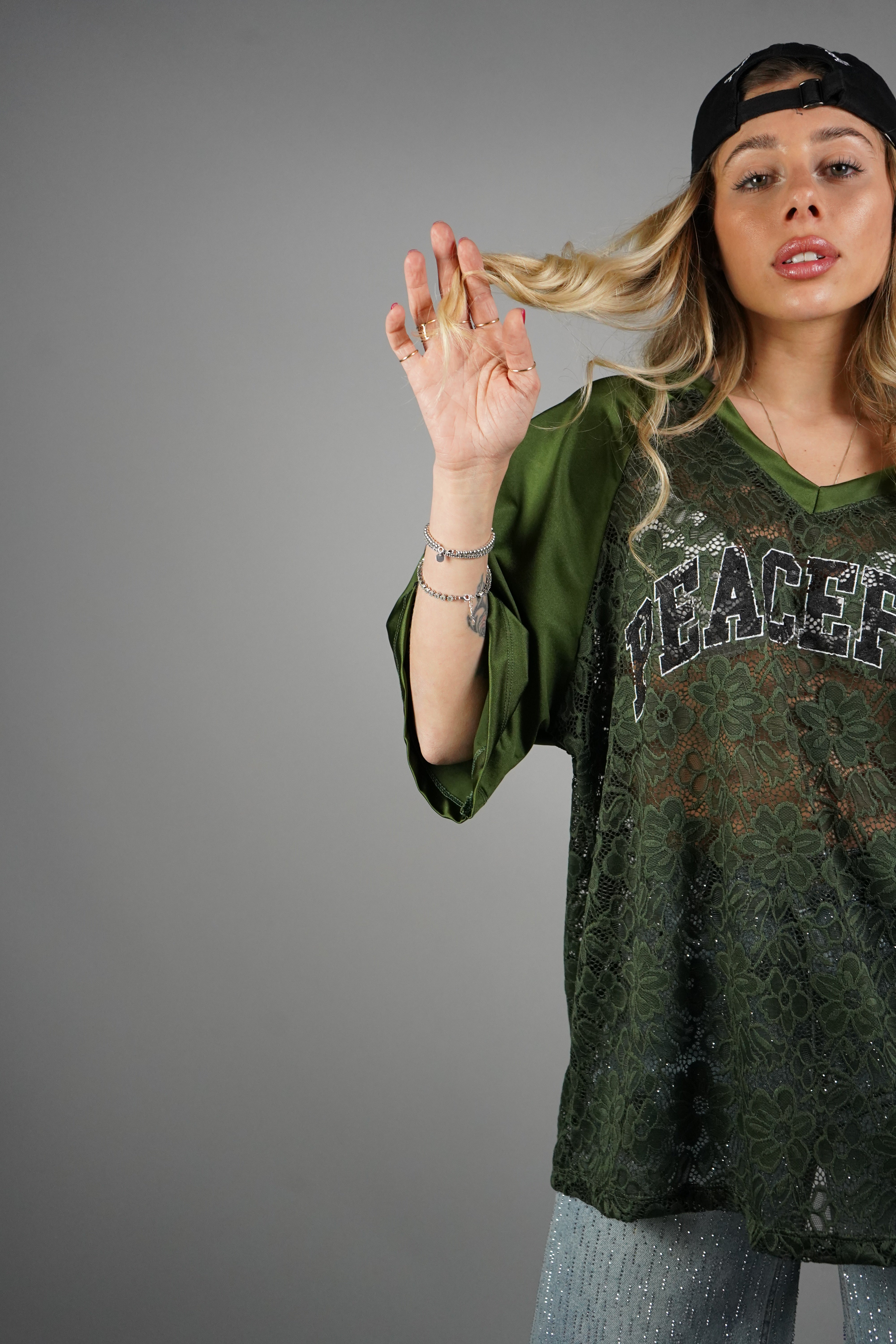 MAGLIA PEACEFUL VERDE MILITARE