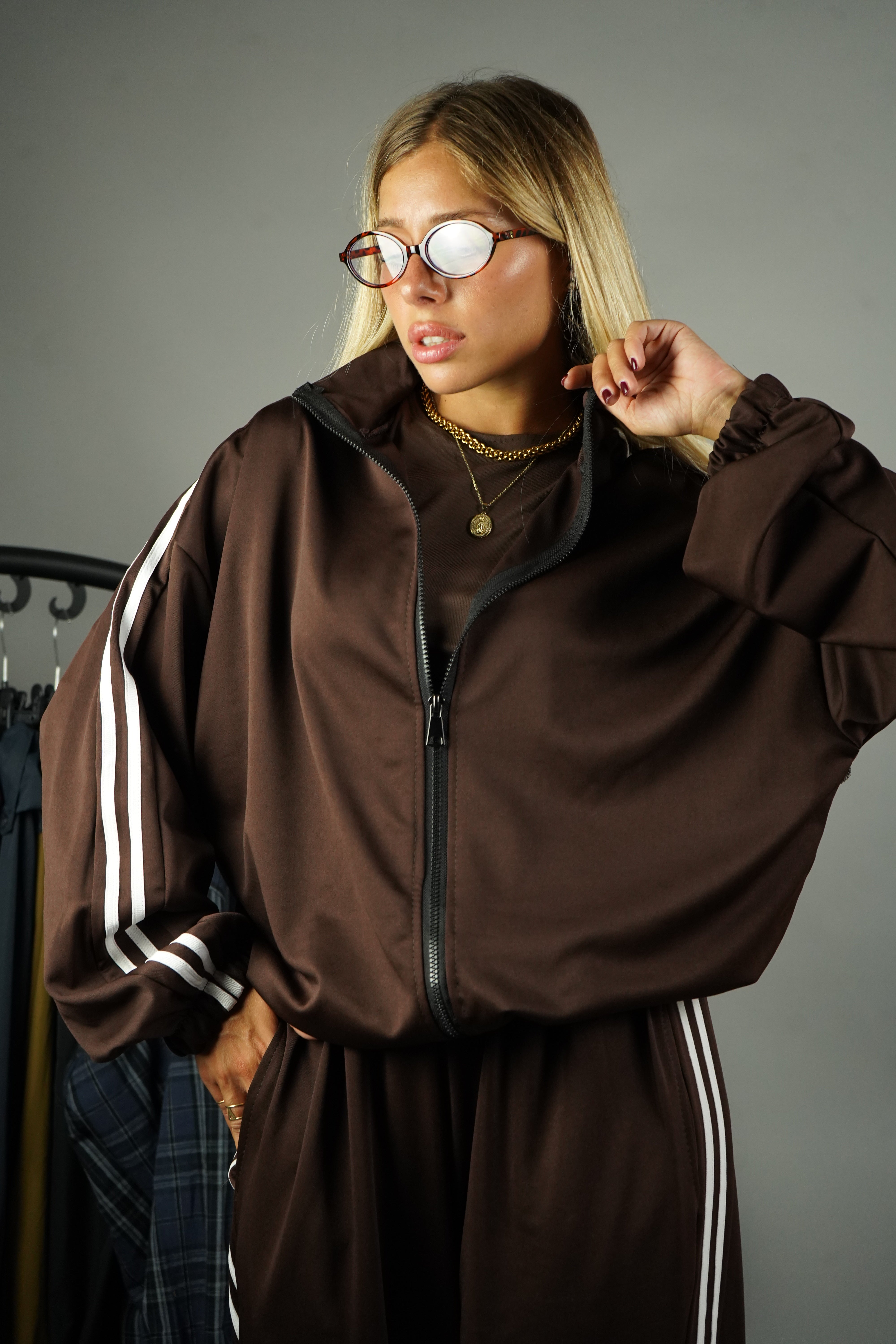 COORDINATO TUTA COMFY MARRONE