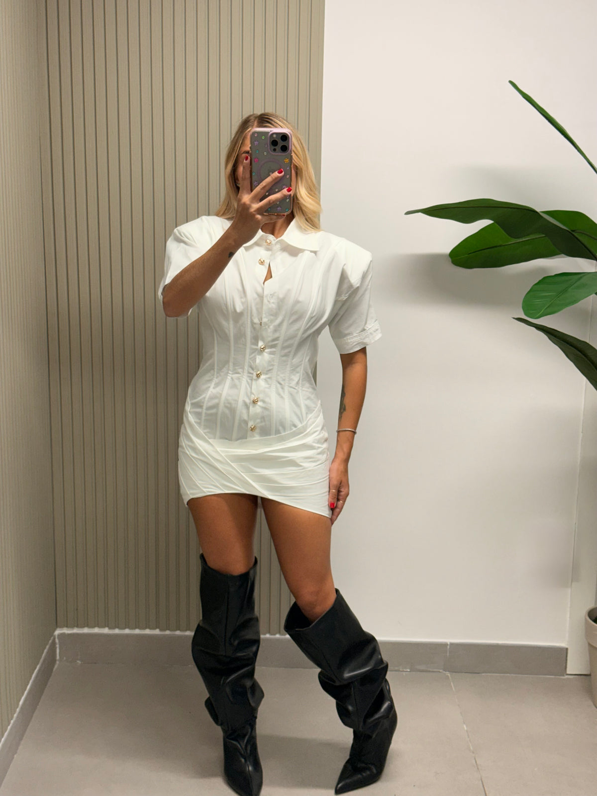 MINI DRESS STECCATO ANGEL
