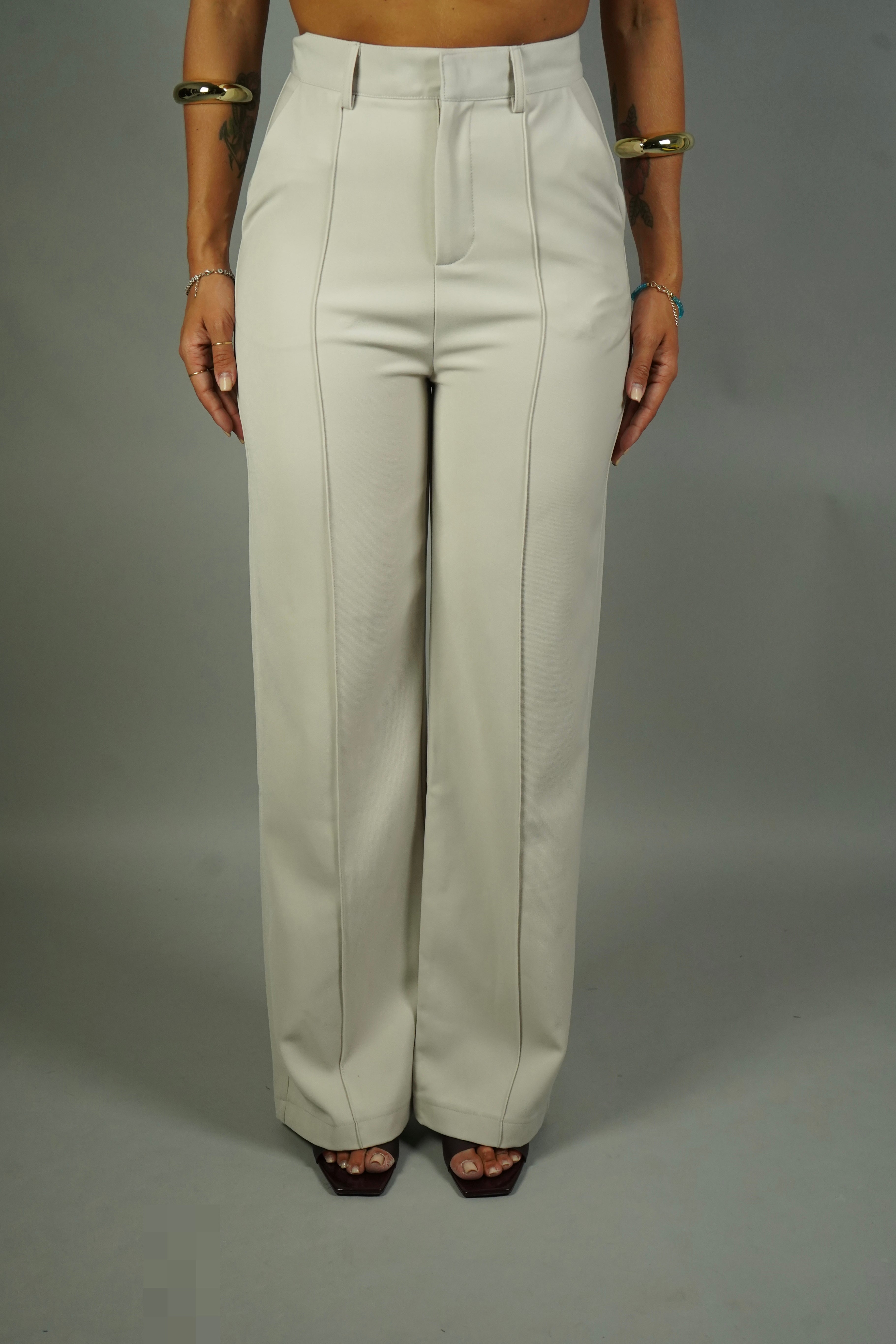 PANTALONE GAMBA DRITTA BEIGE