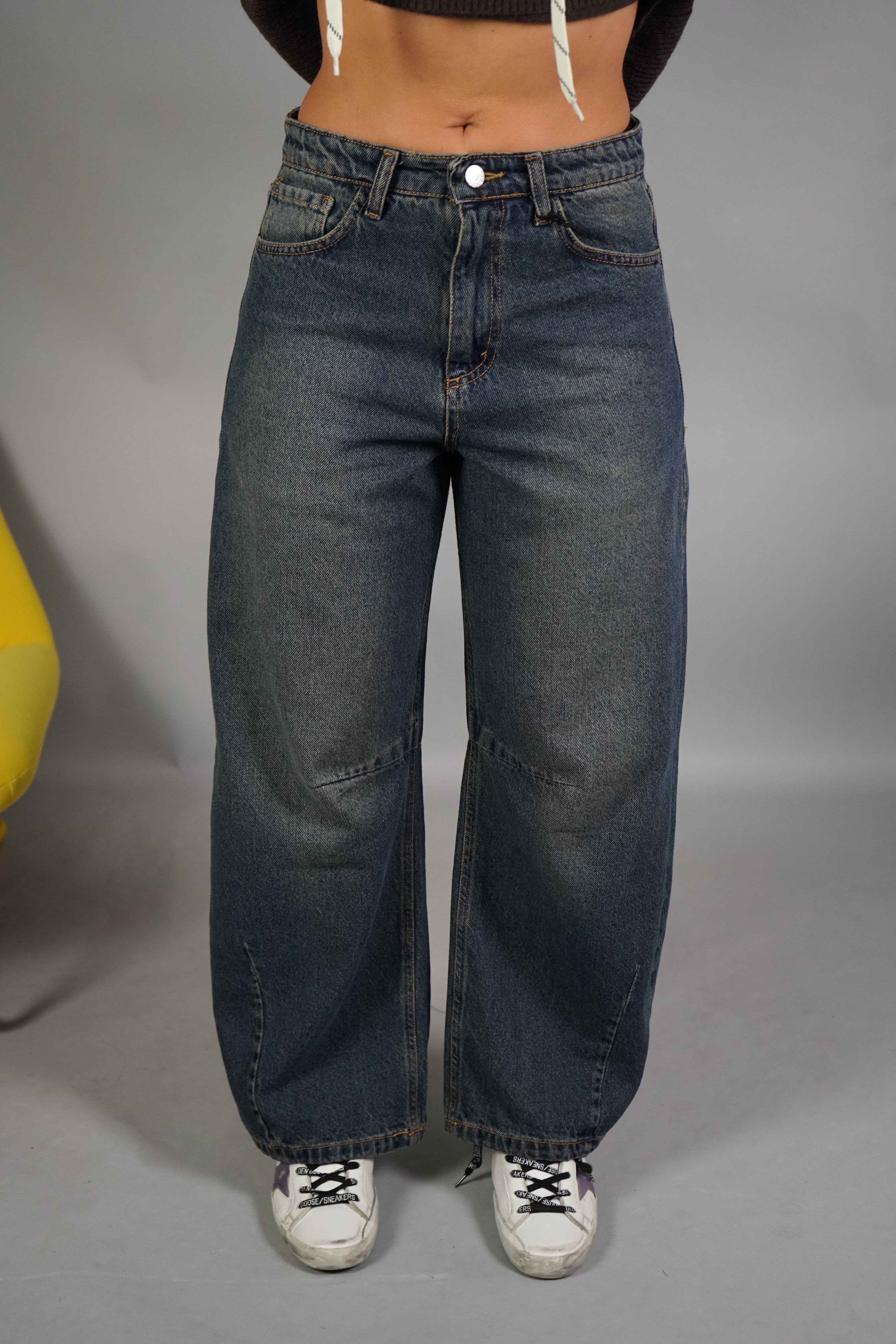 JEANS BARRELL LAVAGGIO SCURO