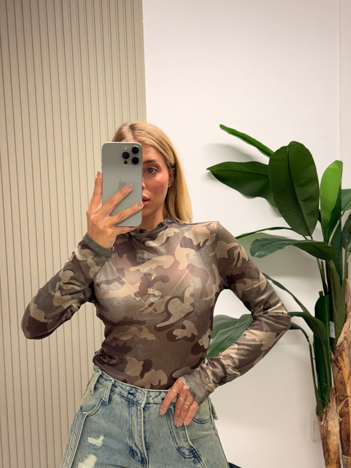 MAGLIA MIMETICA VELATA