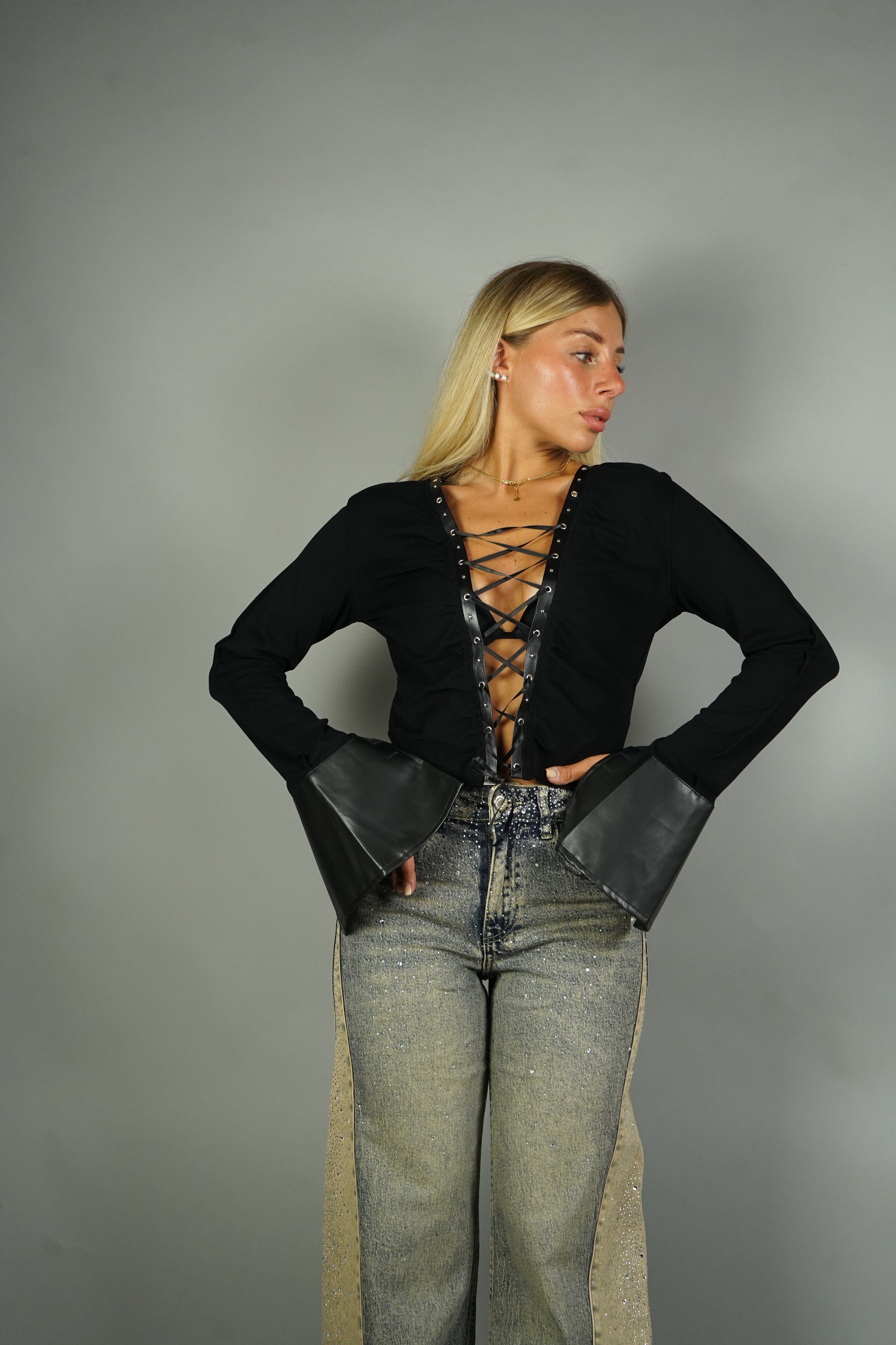 MAGLIA ADDAMS NERA