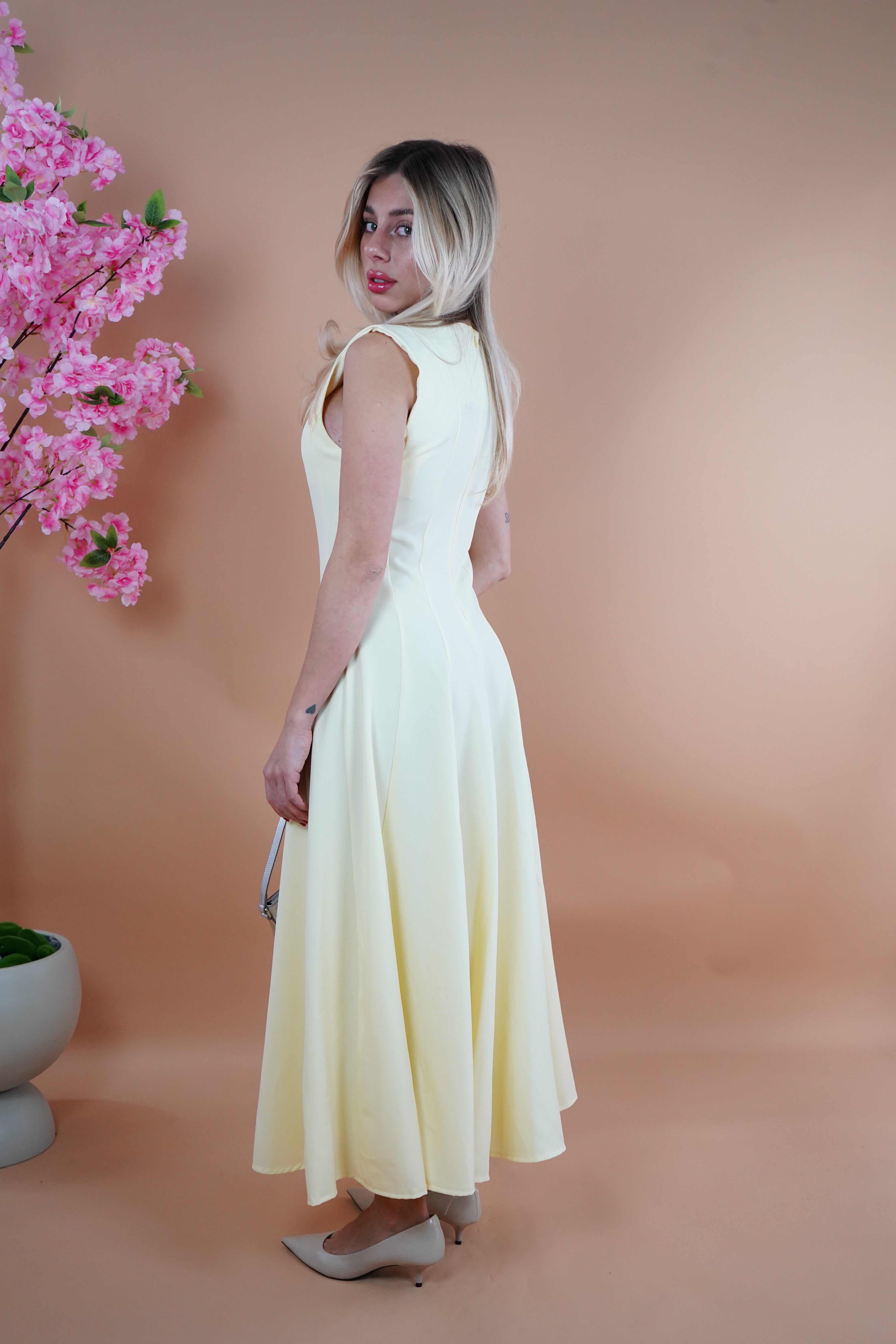 DRESS CAMILLA GIALLO