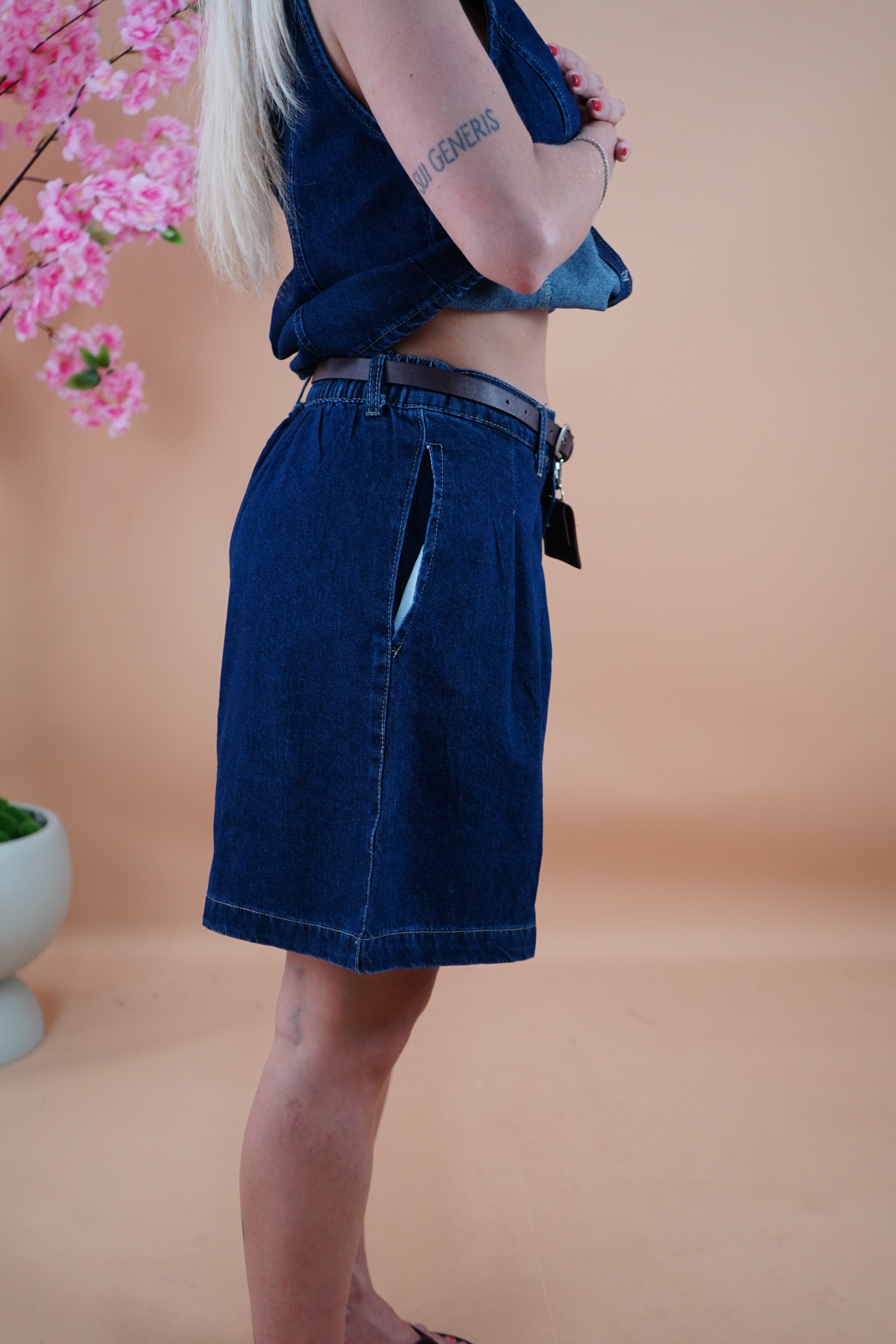 COORDINATO ANNA DENIM SCURO