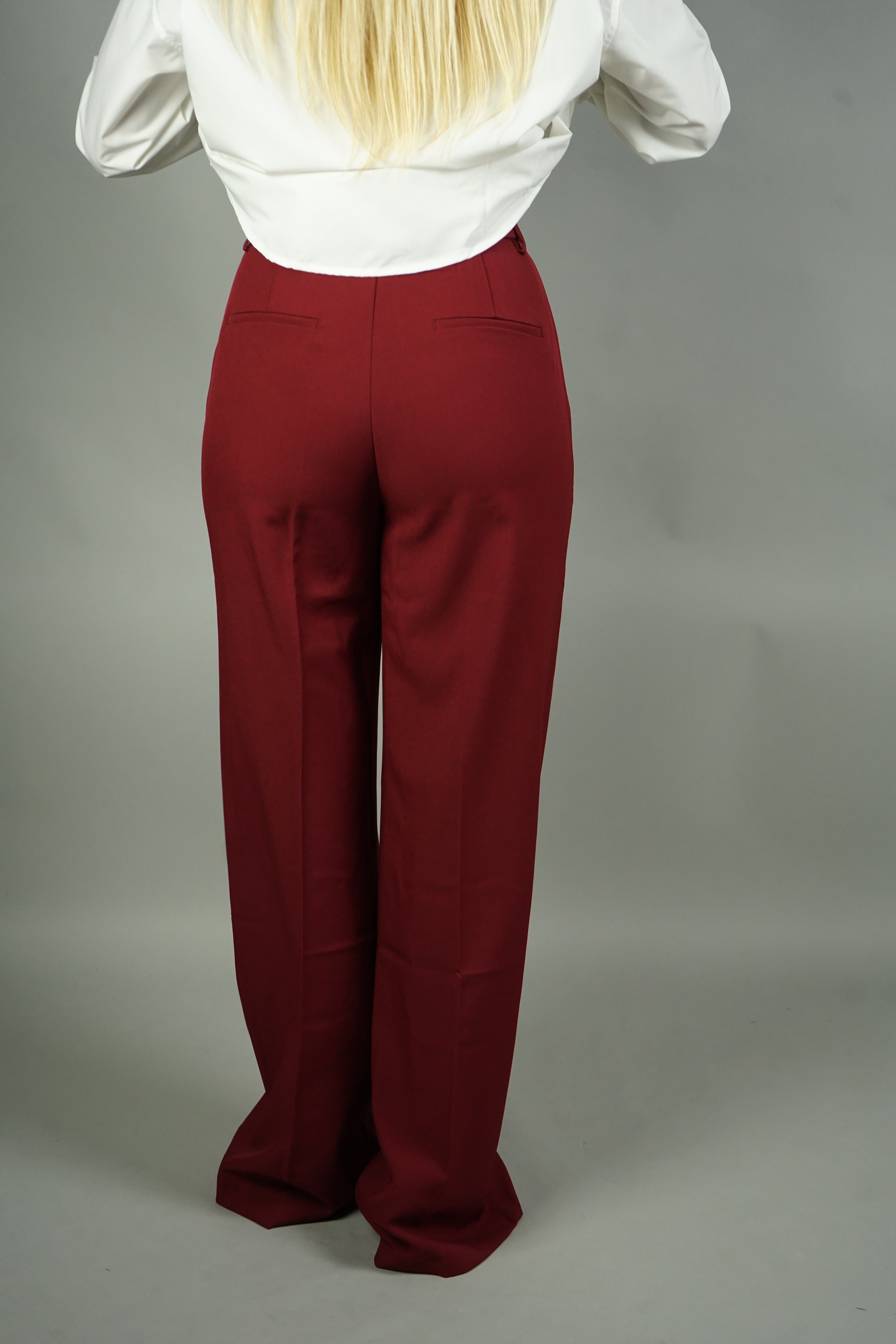PANTALONE OFFICE BORDEAUX