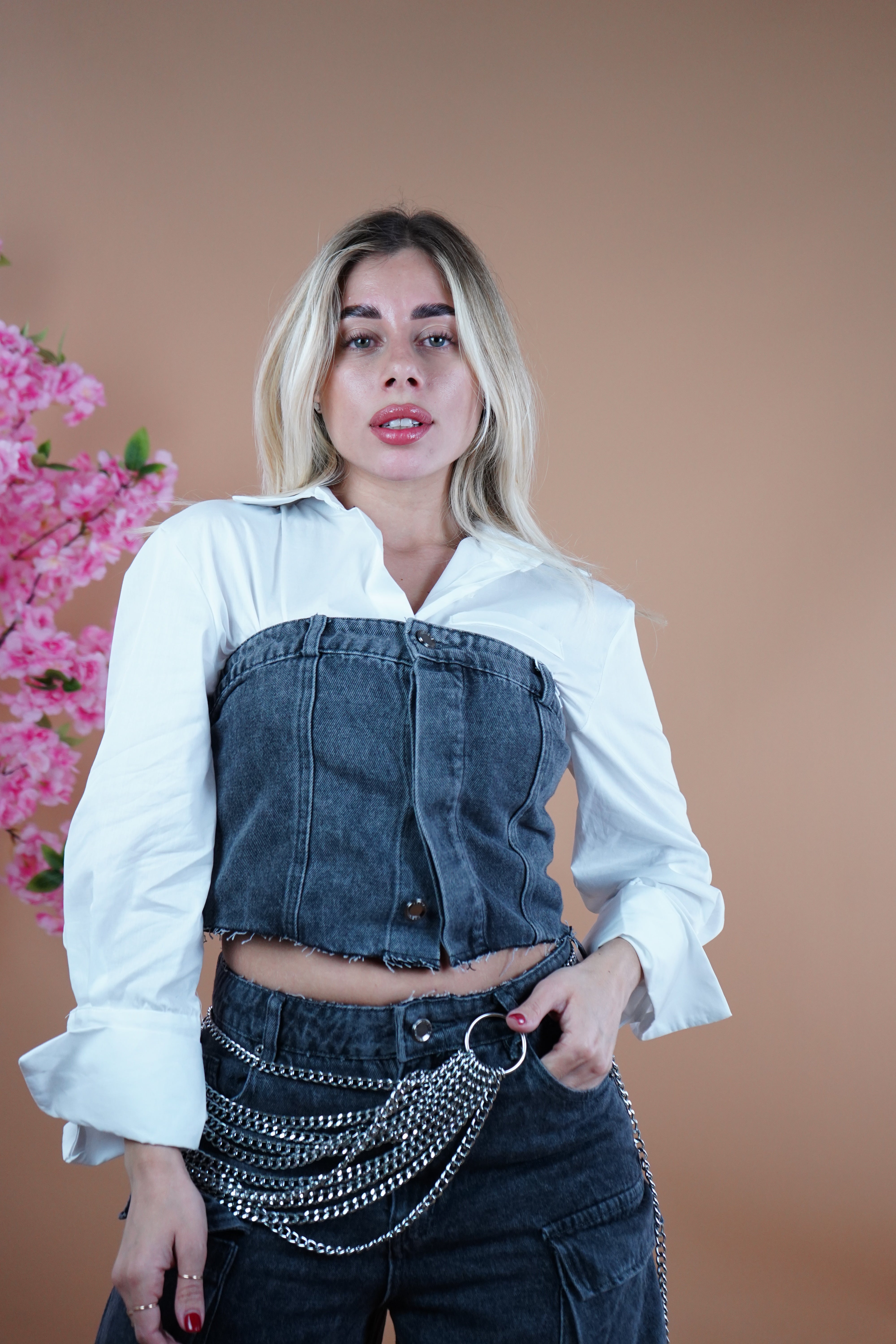 COORDINATO DENIM CARGO SESE