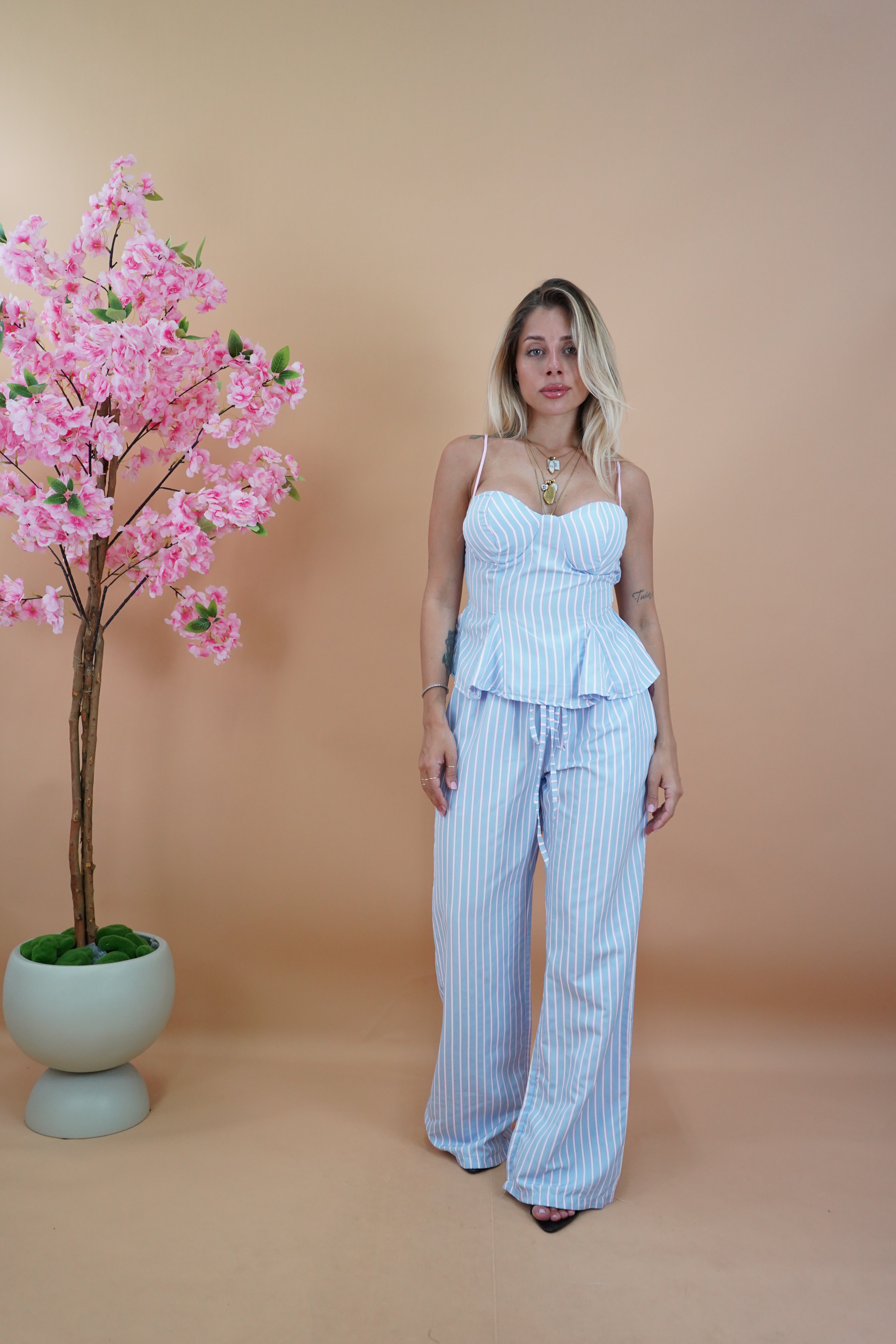 COORDINATO ALEXA AZZURRO