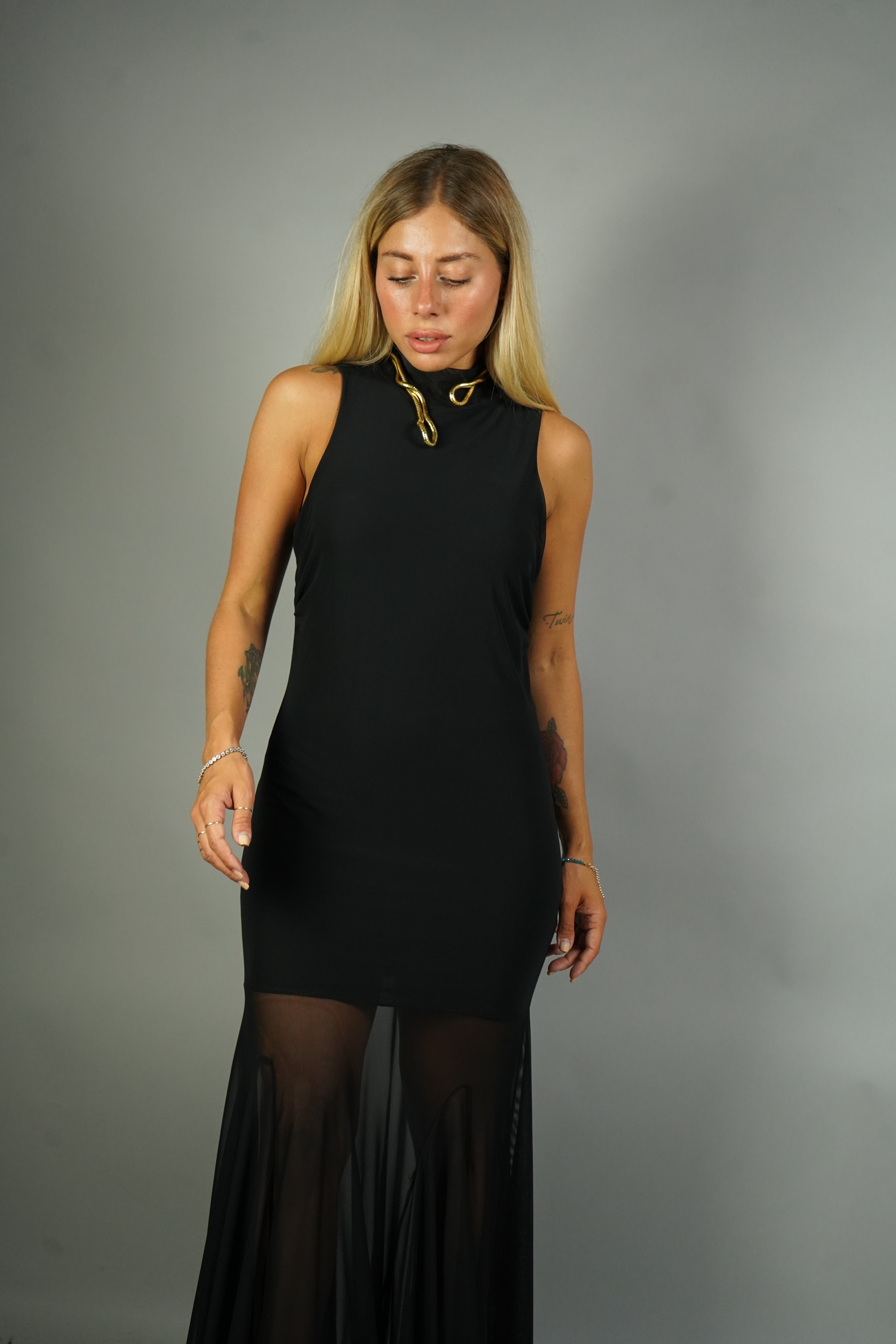 LONG DRESS VANESSA BY LUMINA NERO