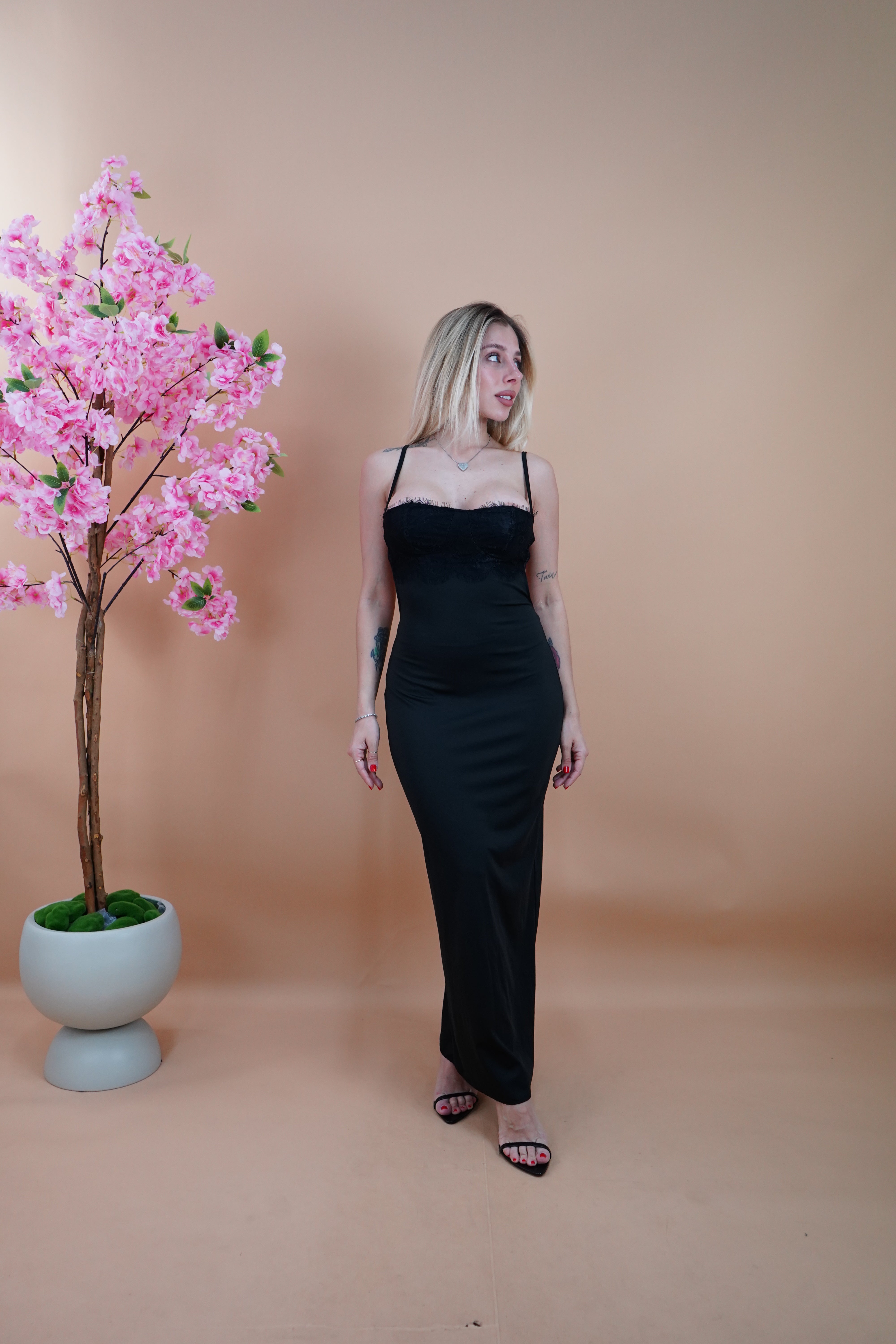 LONG DRESS NOEMI NERO