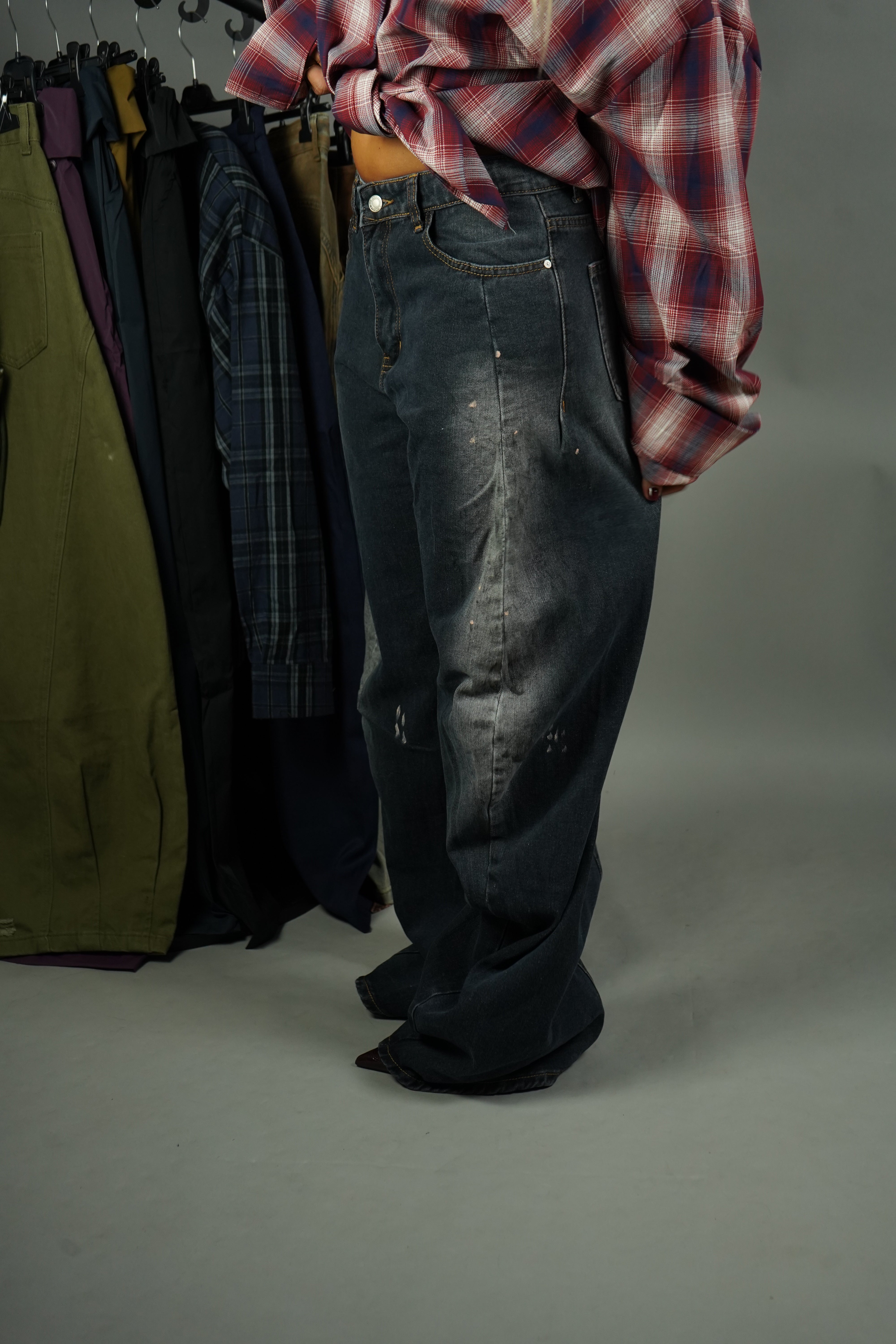 JEANS ACNE BLU SCURO