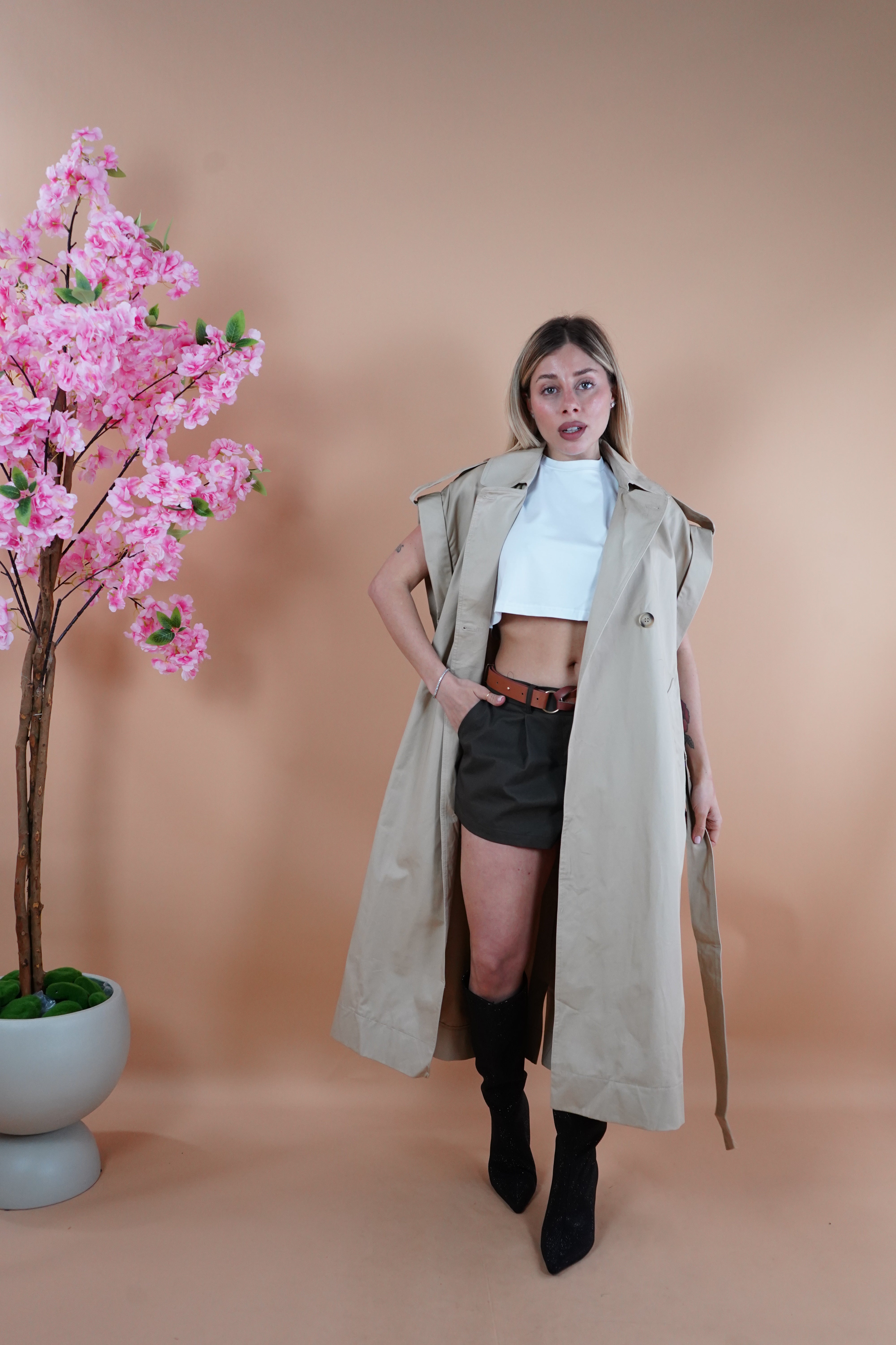 TRENCH ROMA BEIGE