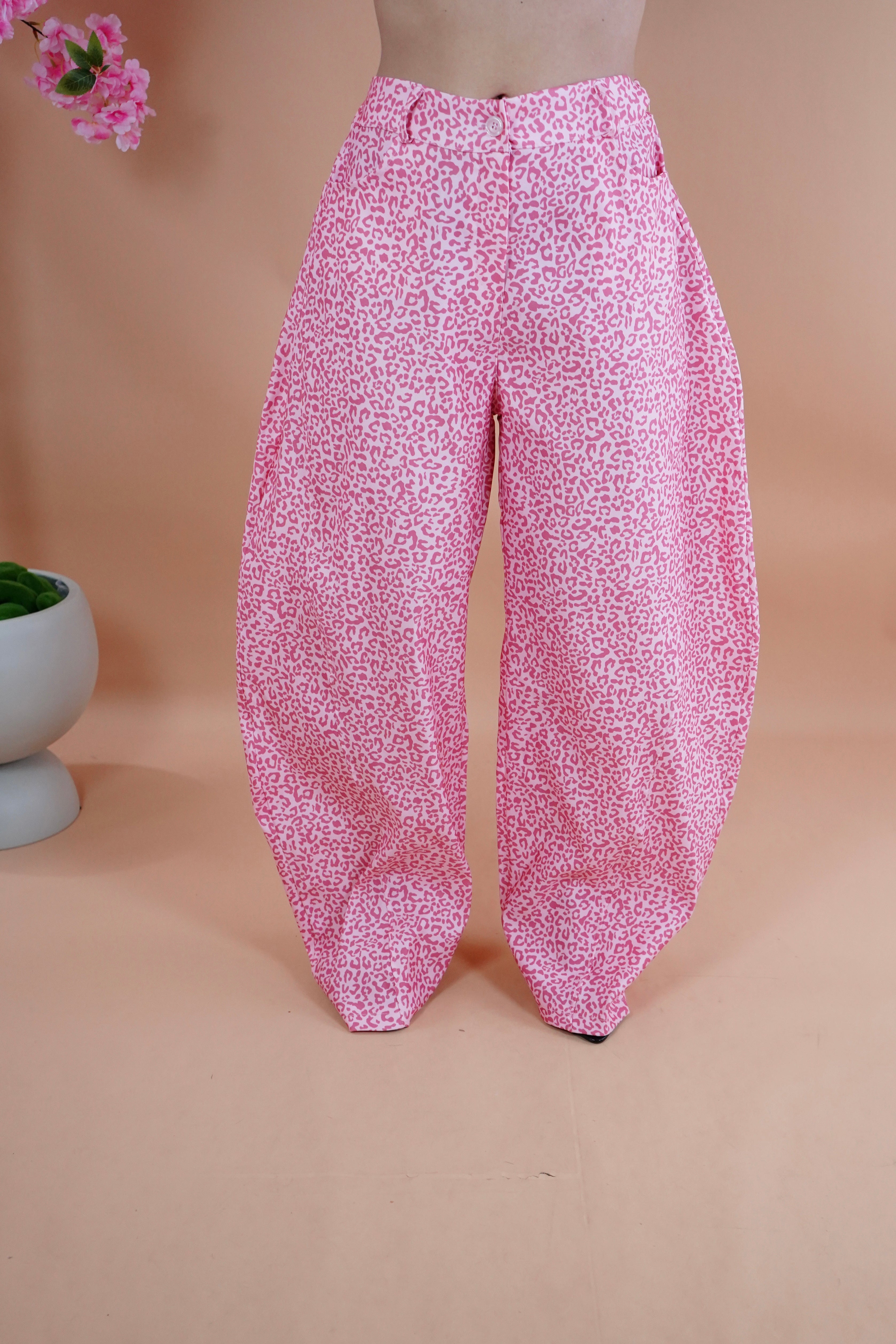 COORDINATO BALLON ANIMALIER ROSA