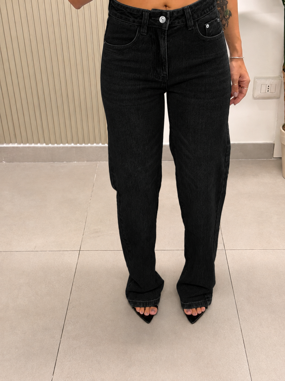 JEANS CUT DIAMOND NERO