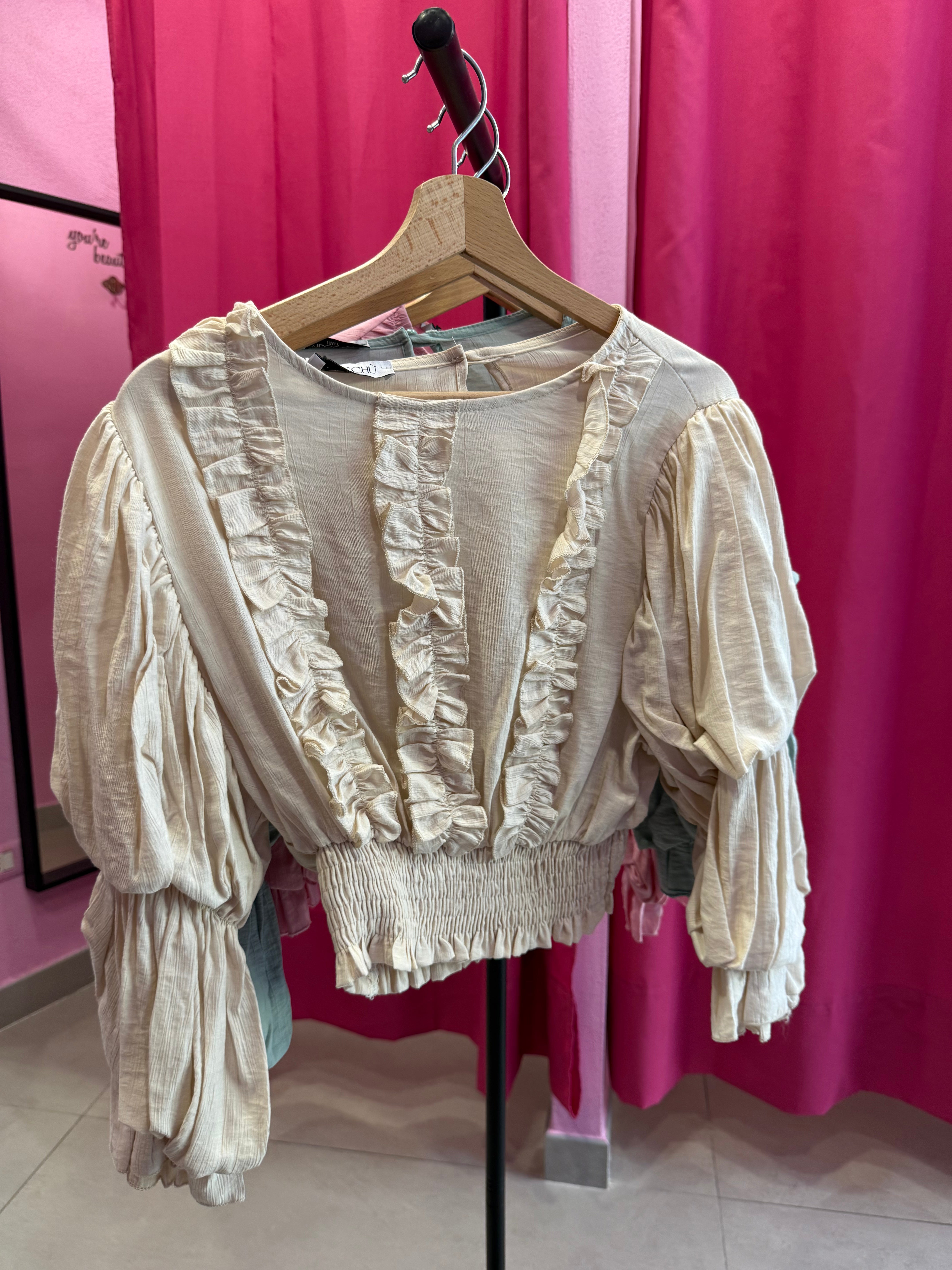 BLUSA ARRICCIATA