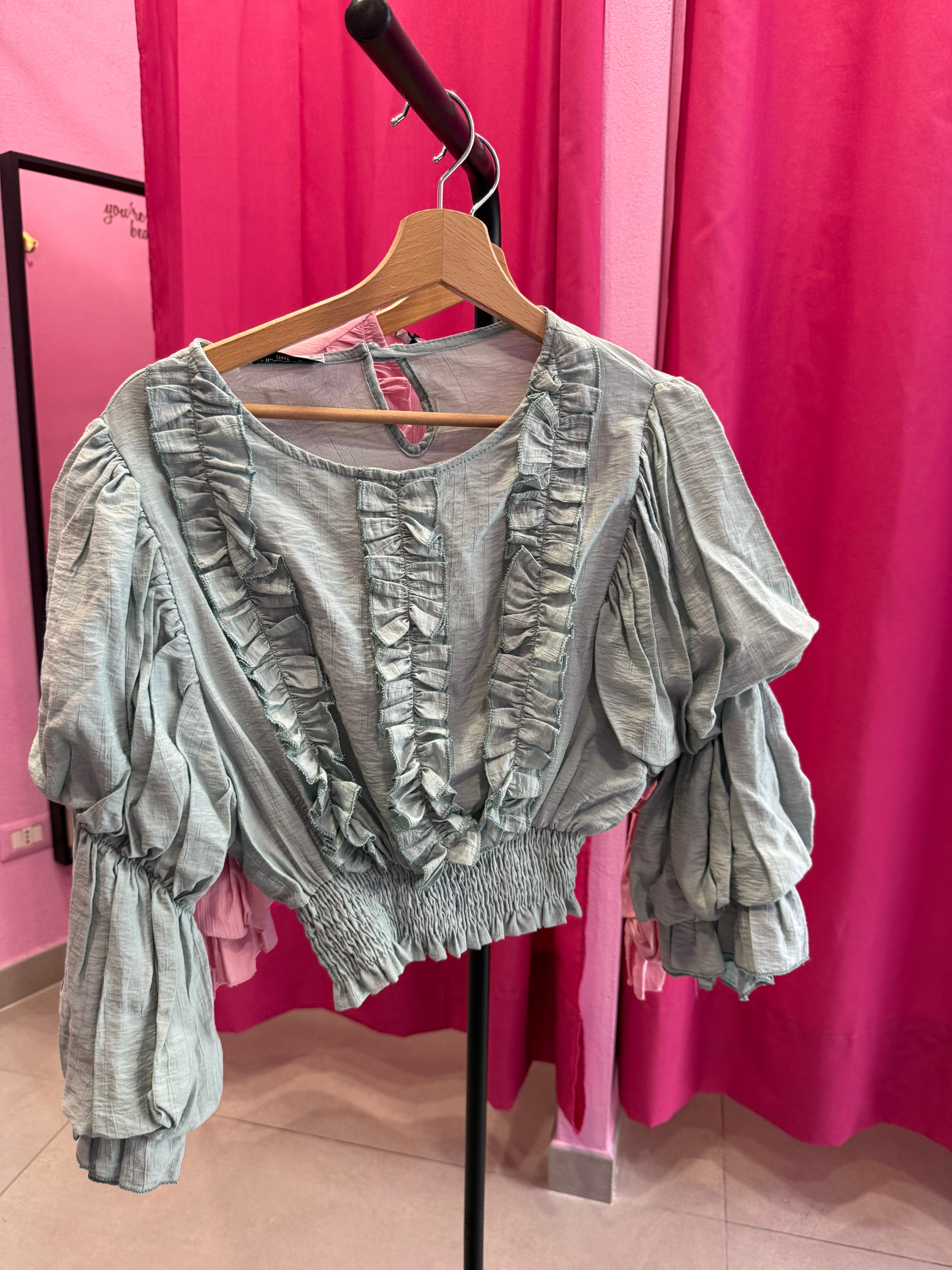 BLUSA ARRICCIATA