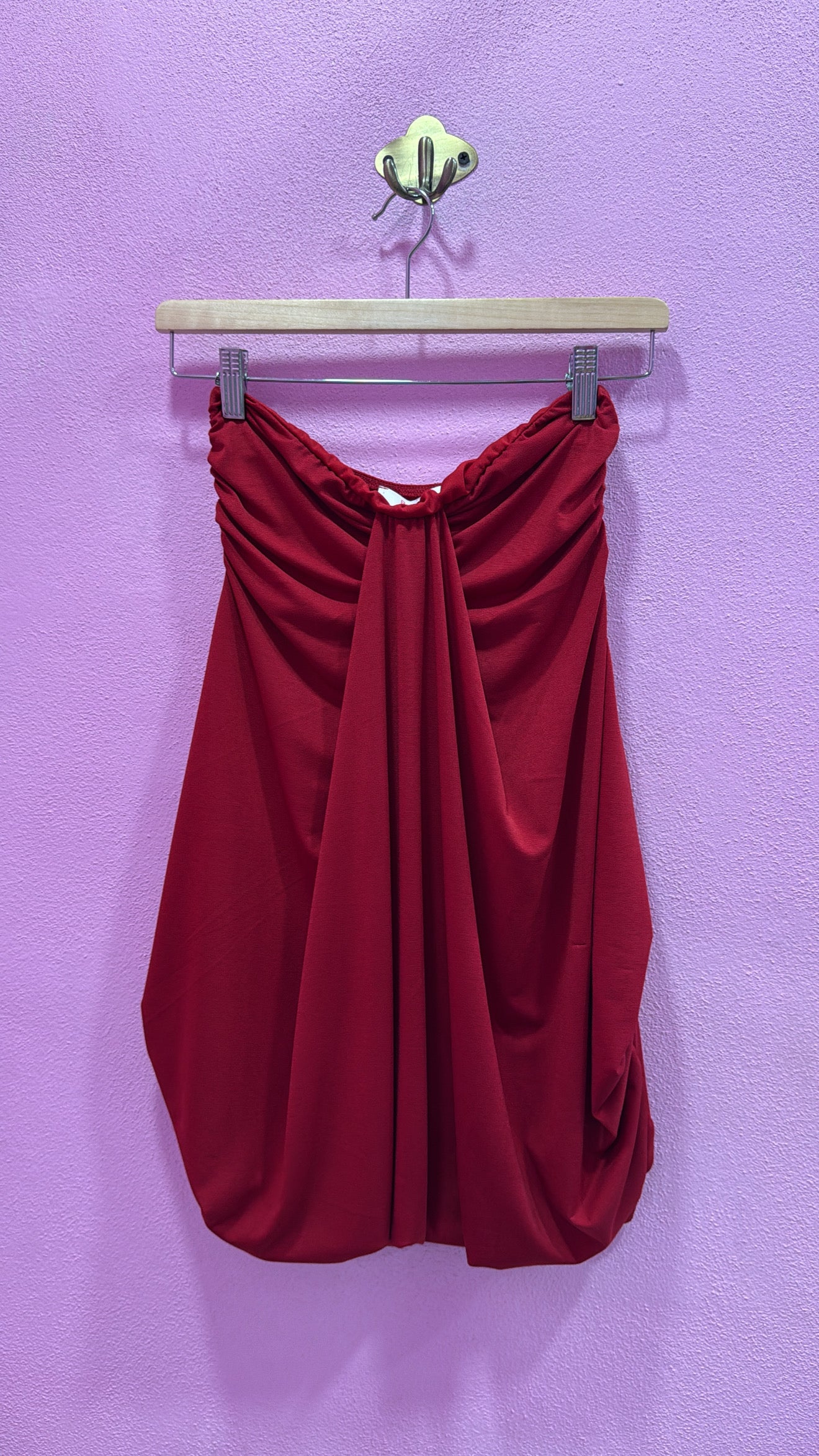 MINI DRESS BALLON BORDEAUX