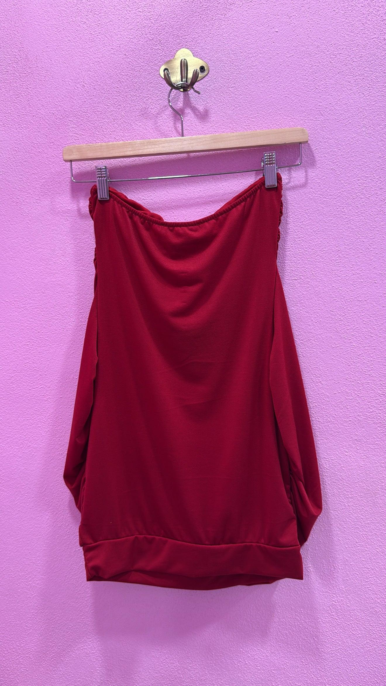 MINI DRESS BALLON BORDEAUX
