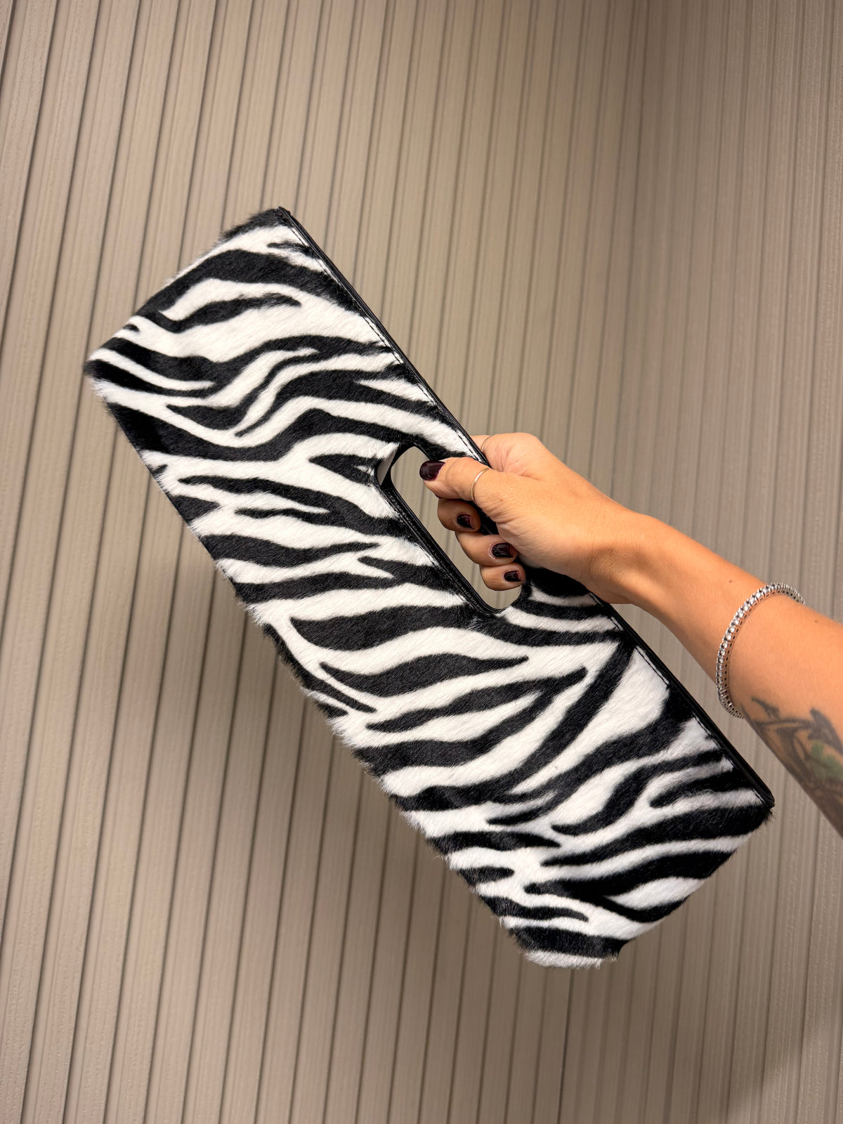 BORSA BAGUETTE ZEBRA